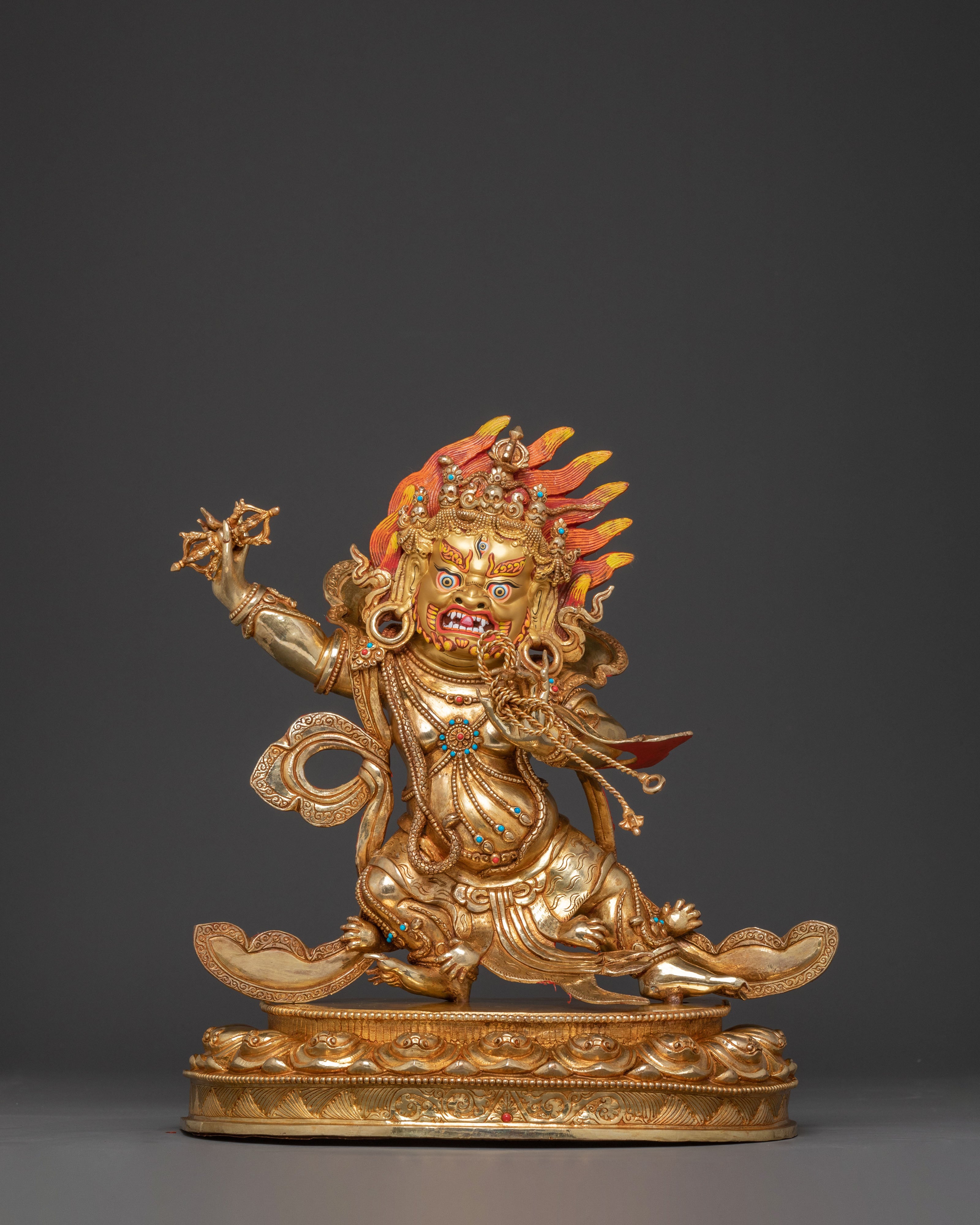 Vajrapani Wrathful Blessing Statue