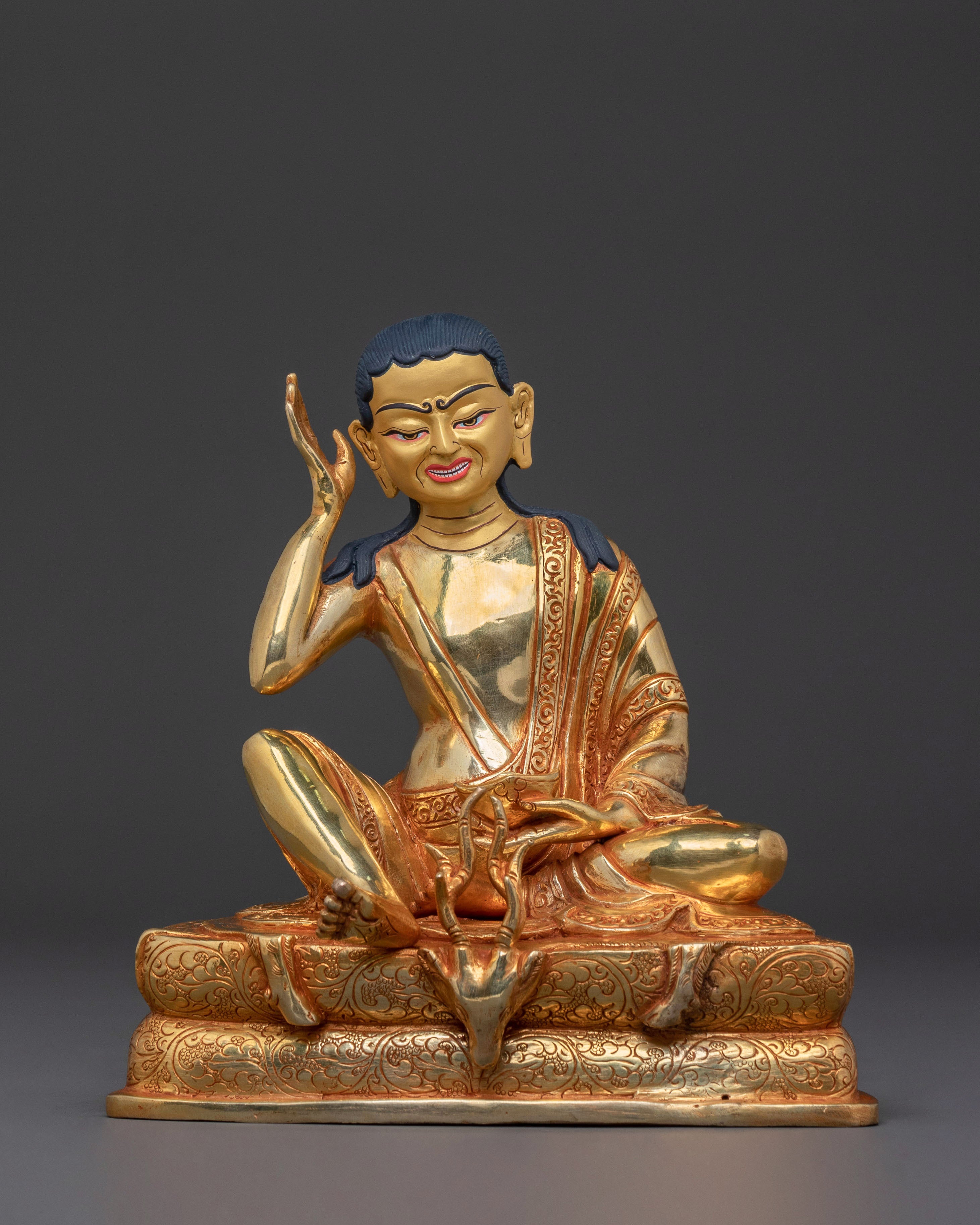Handcrafted Kagyu Master Statue Set | Divine Figures