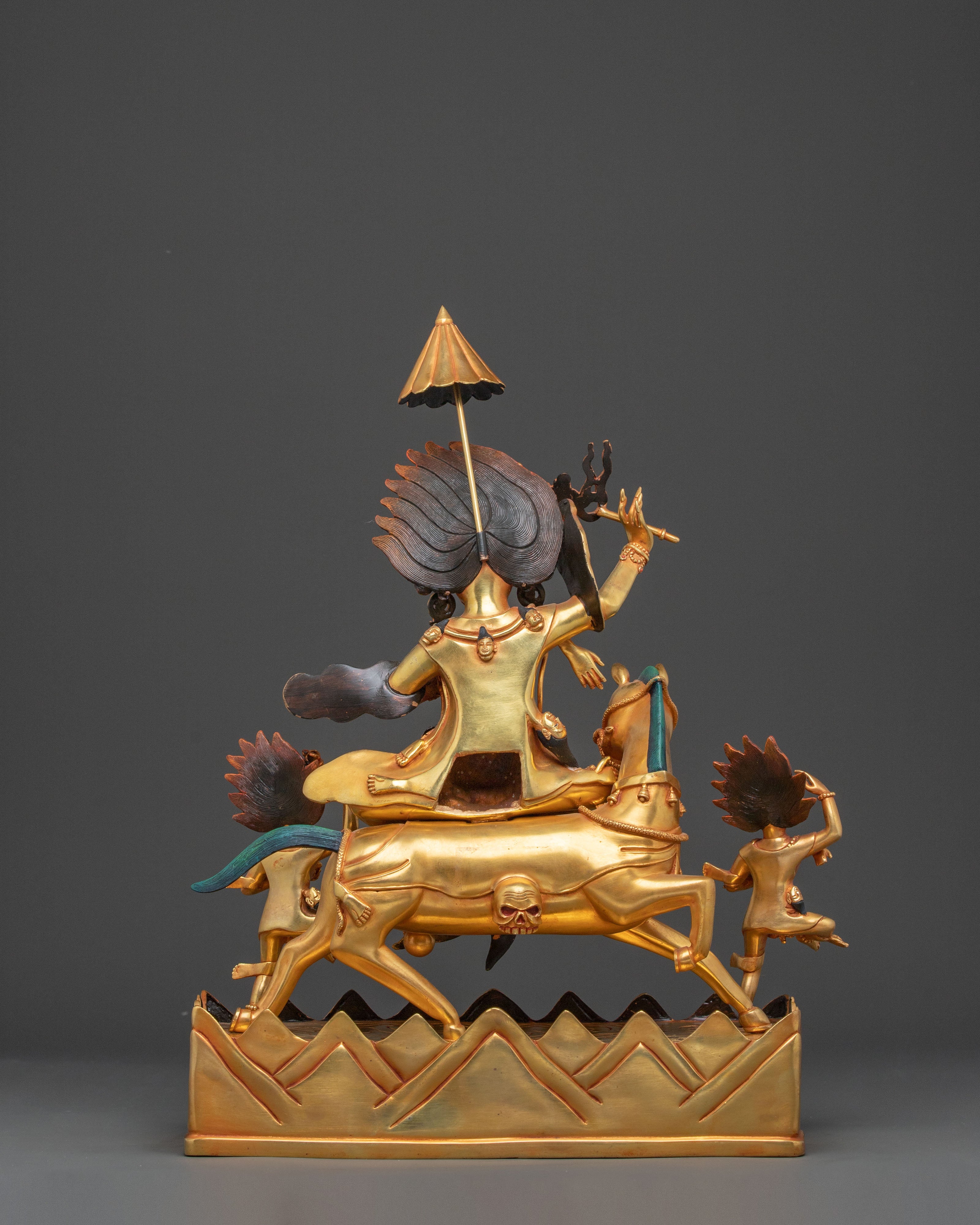 Palden Lhamo Golden Statue | Fierce Protector