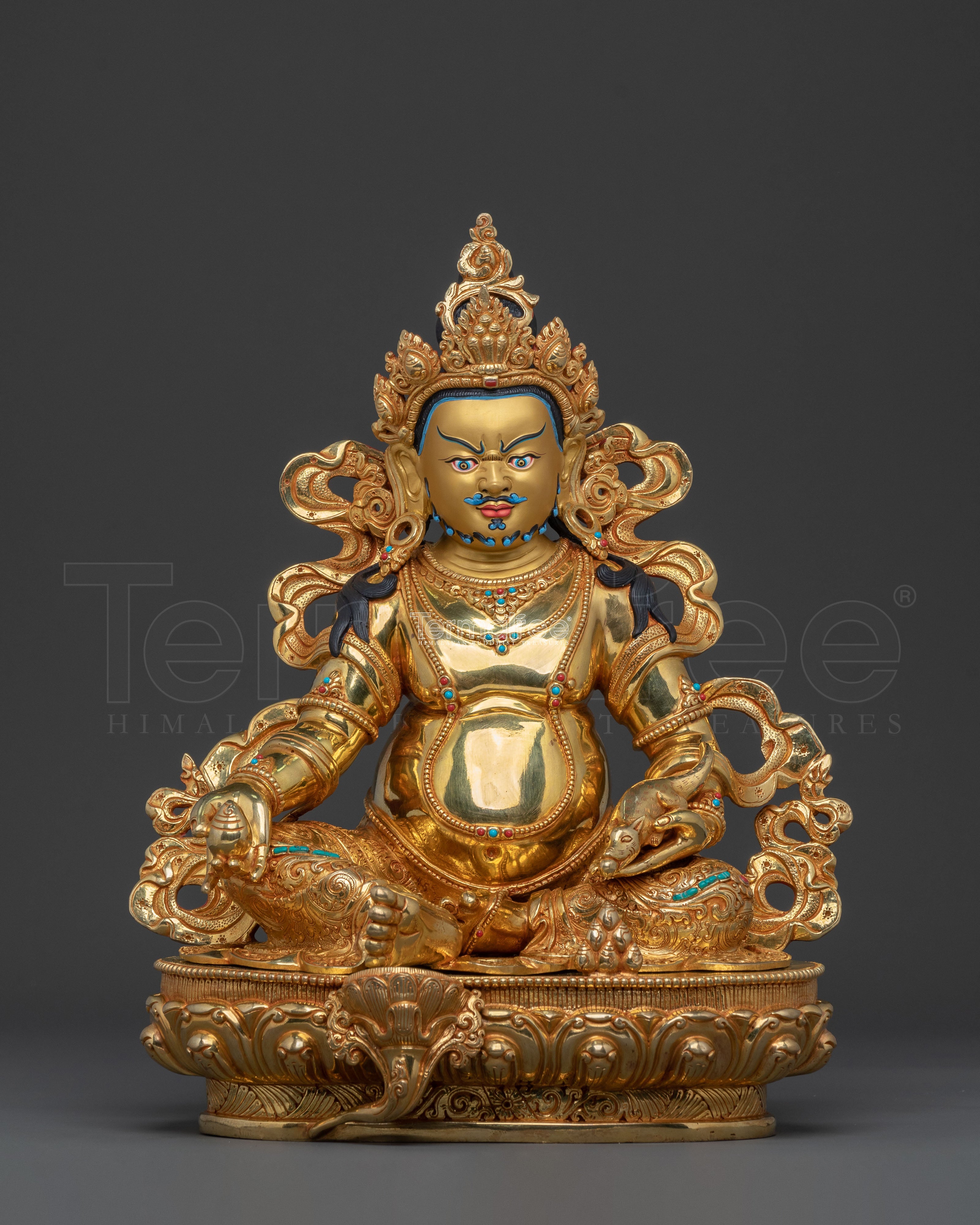 Dzambhala Wealth Deity Statue 