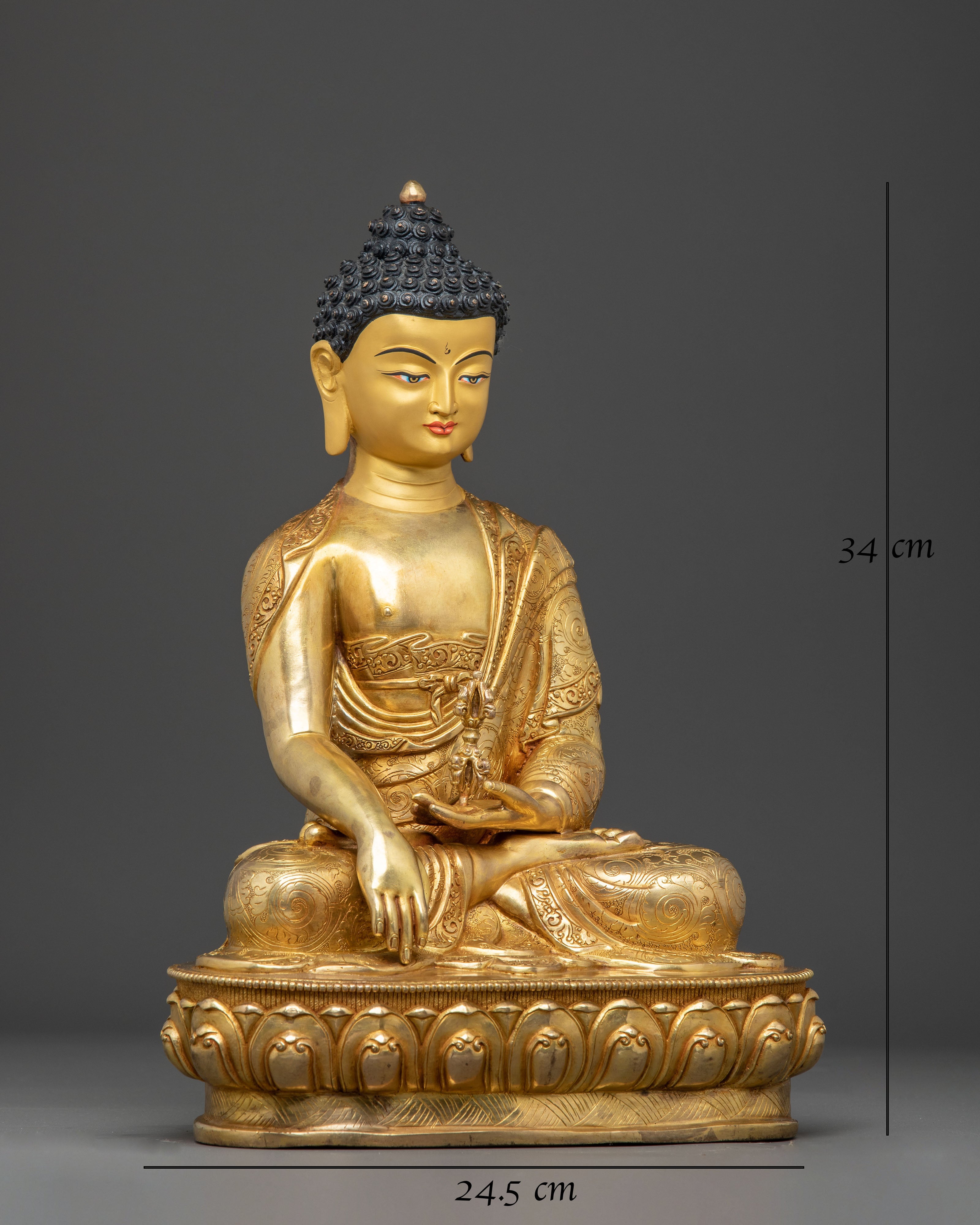 Golden Handmade Statue of Mitrgupa