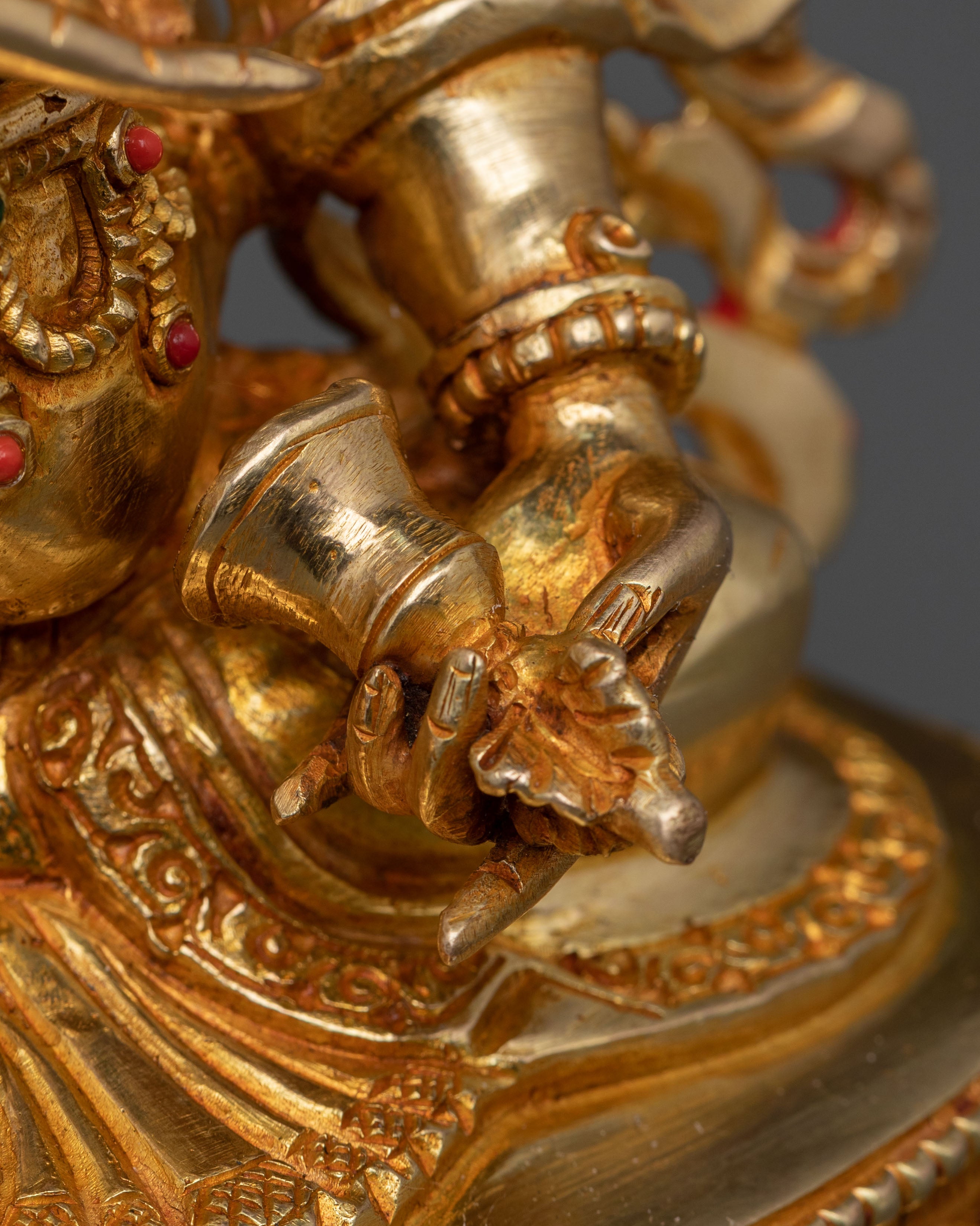 Vajrasattva Sculpture with Vajragarvi | Sacred Union of Purification