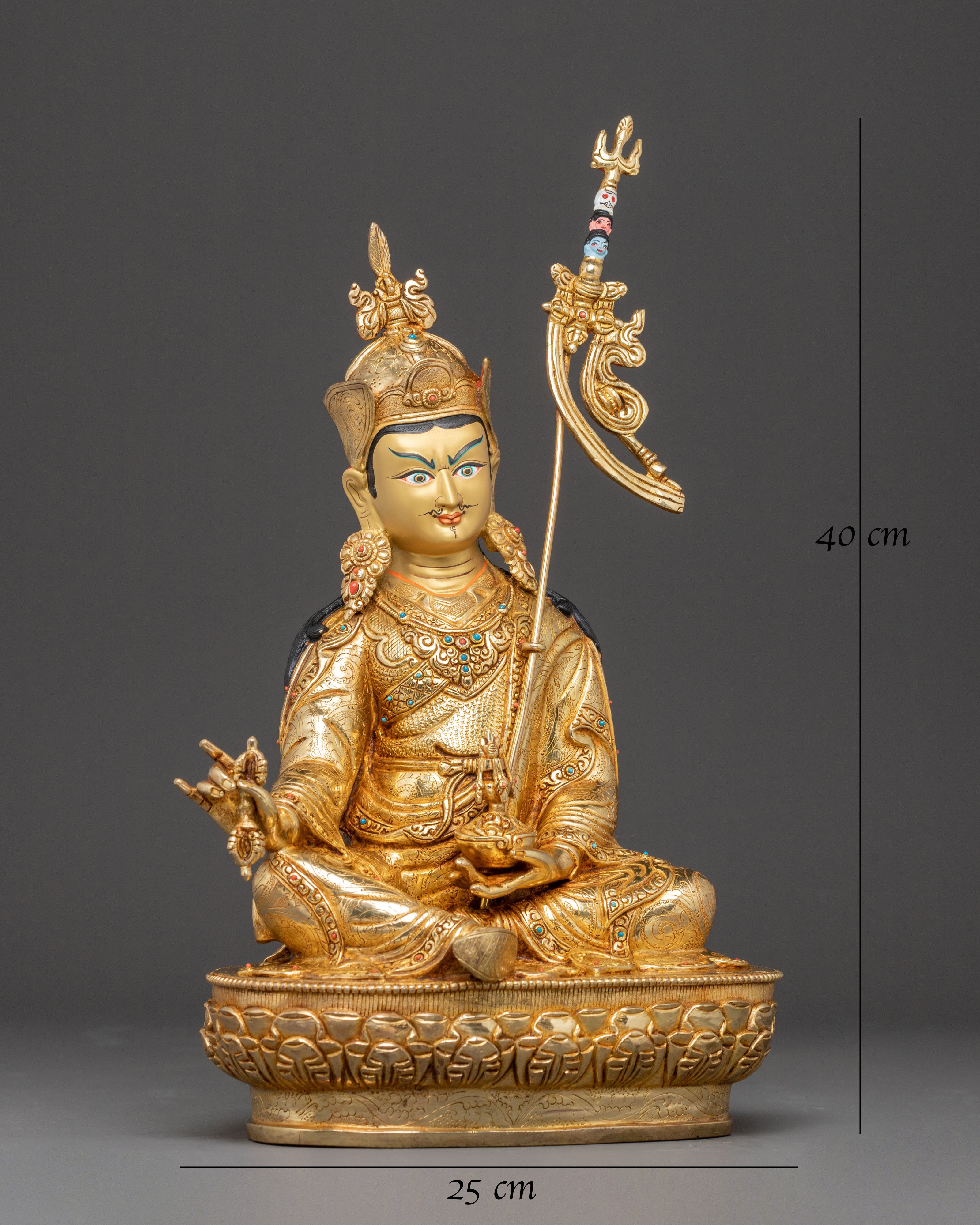 Guru Rinpoche Handcrafted Statue