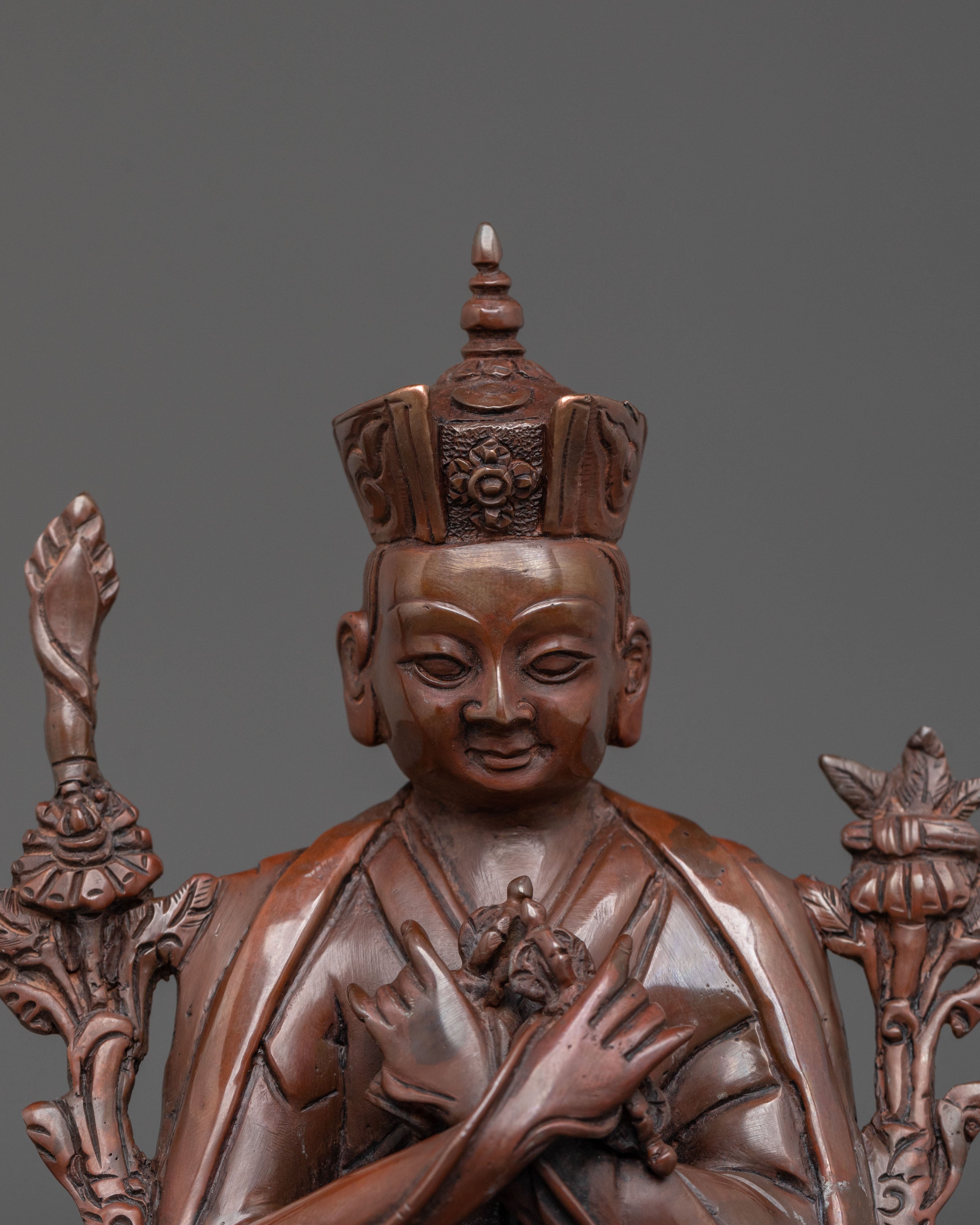 Tibetan Buddhist Master Karmapa Sculpture | Sacred Buddhist Altar Decor