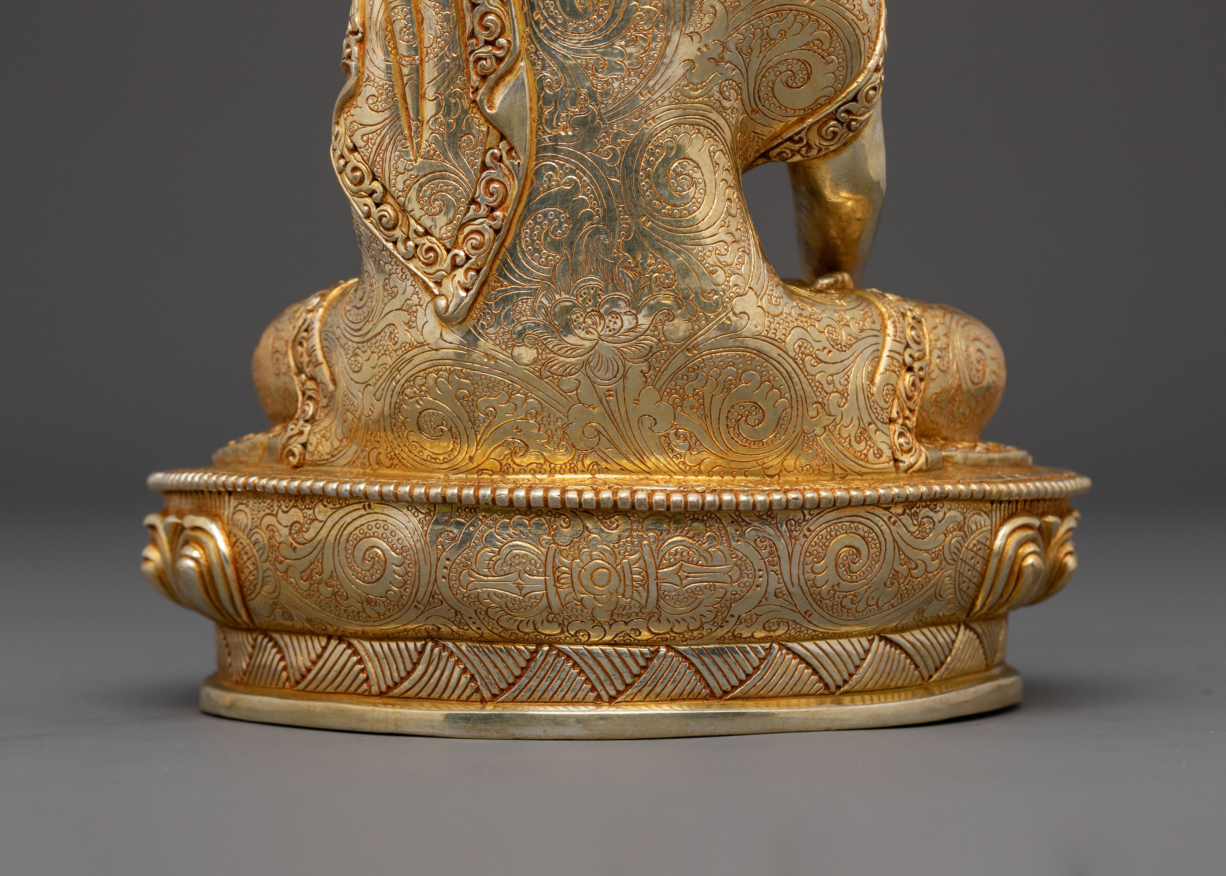 Shakyamuni Buddha Golden Statue | Enlightened Guide