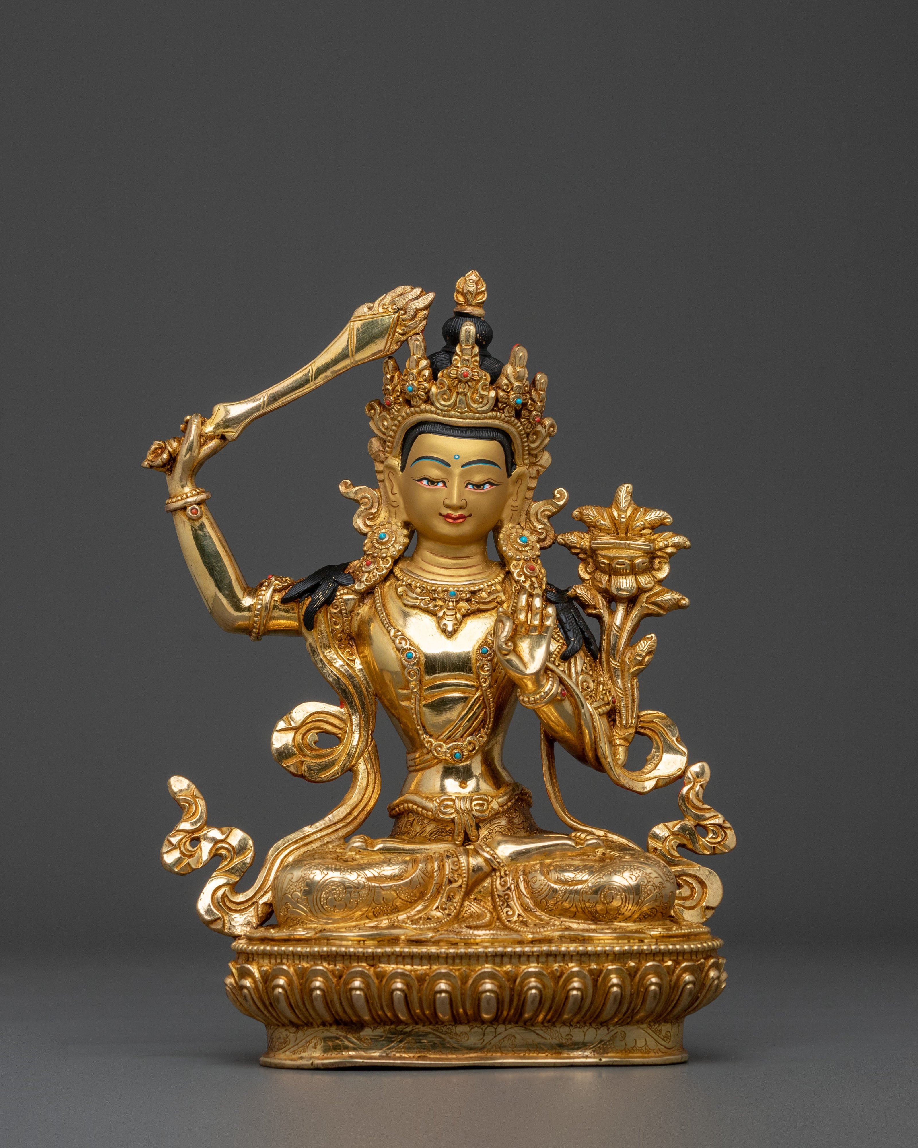 Himalayan Manjushri Statue | Symbol of Wisdom