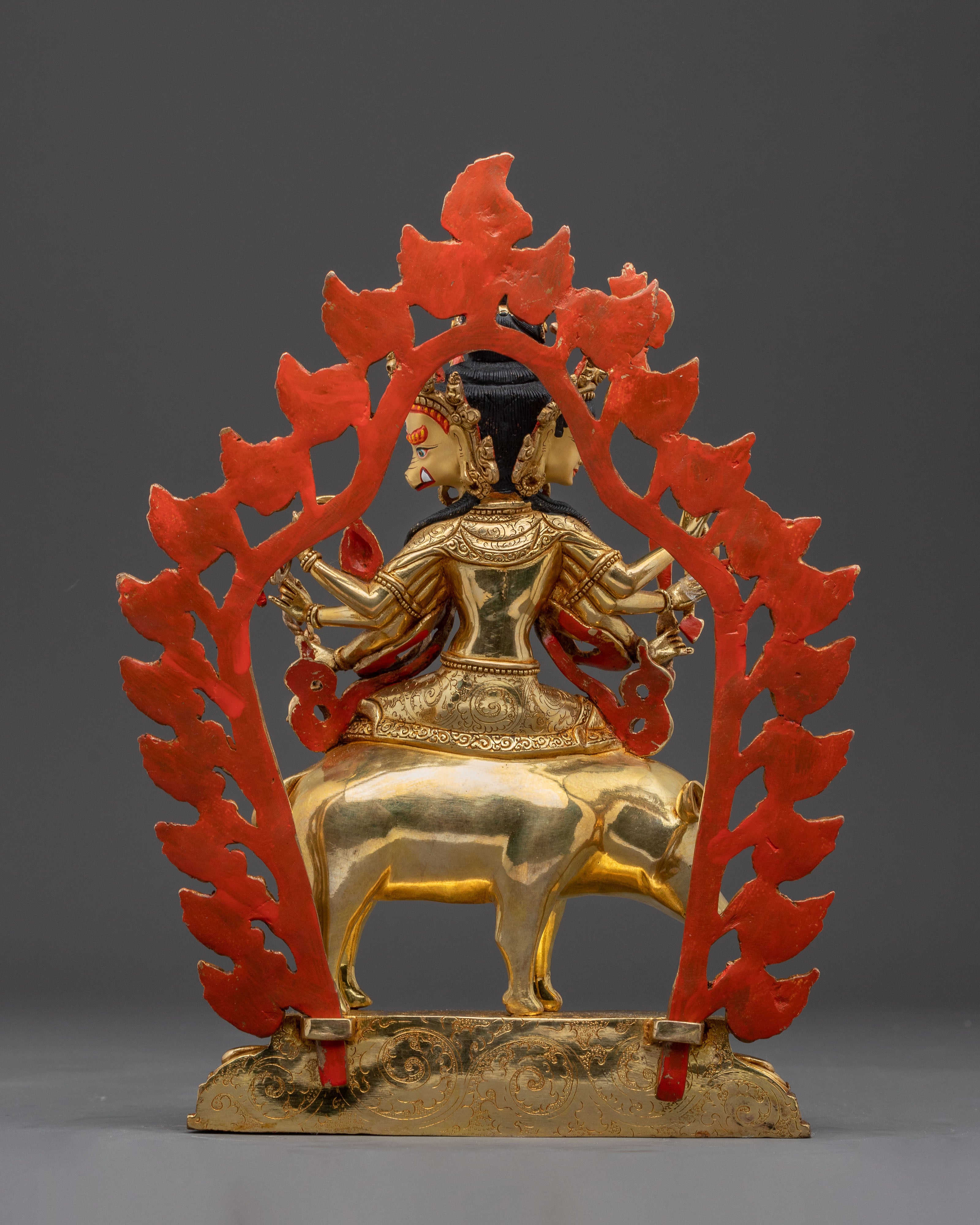 24K Gold Glided Buddhist Marichi Statue | Goddess of Wisdom