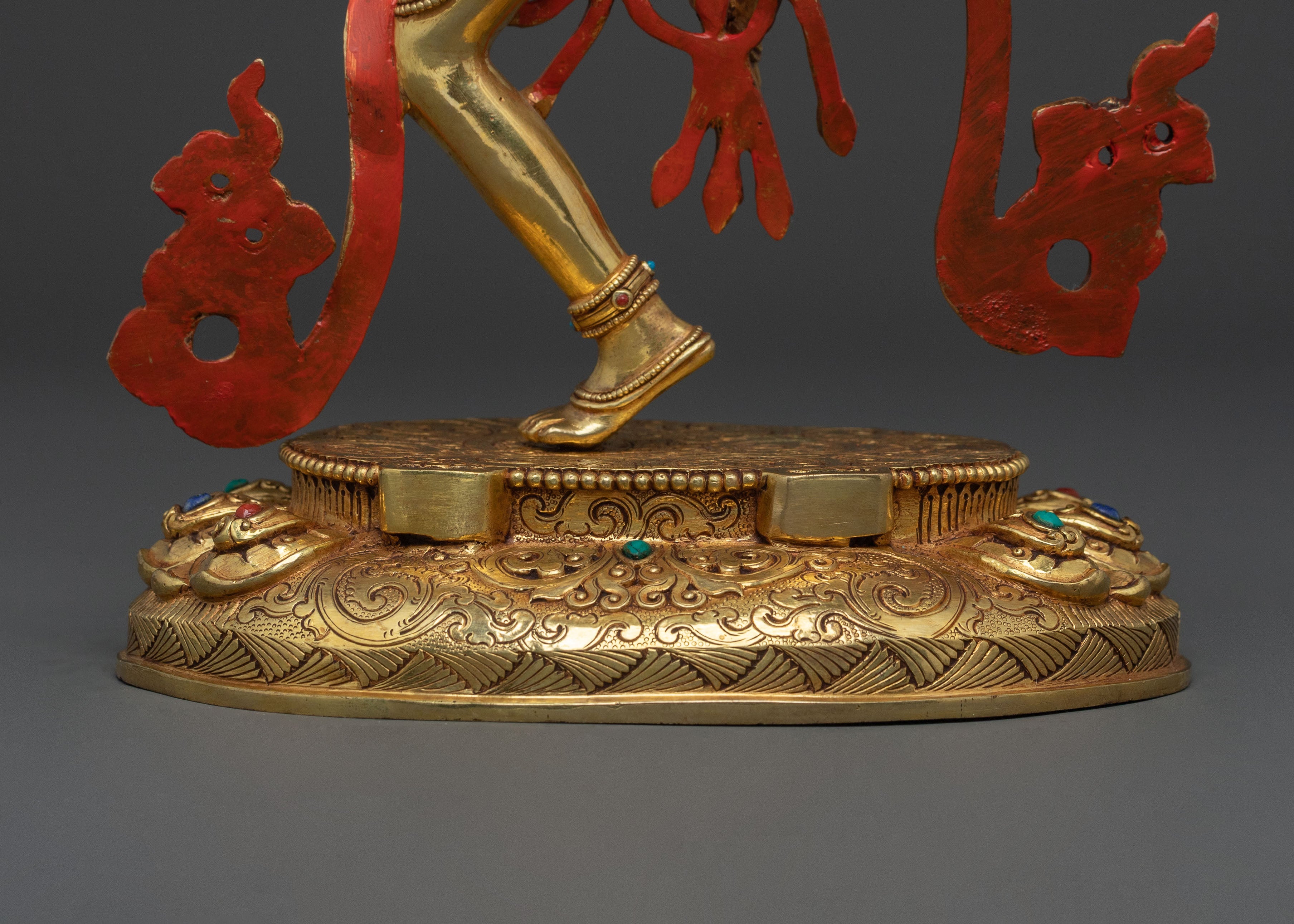 Maching Labdron Statue | 24K Gold Gilded