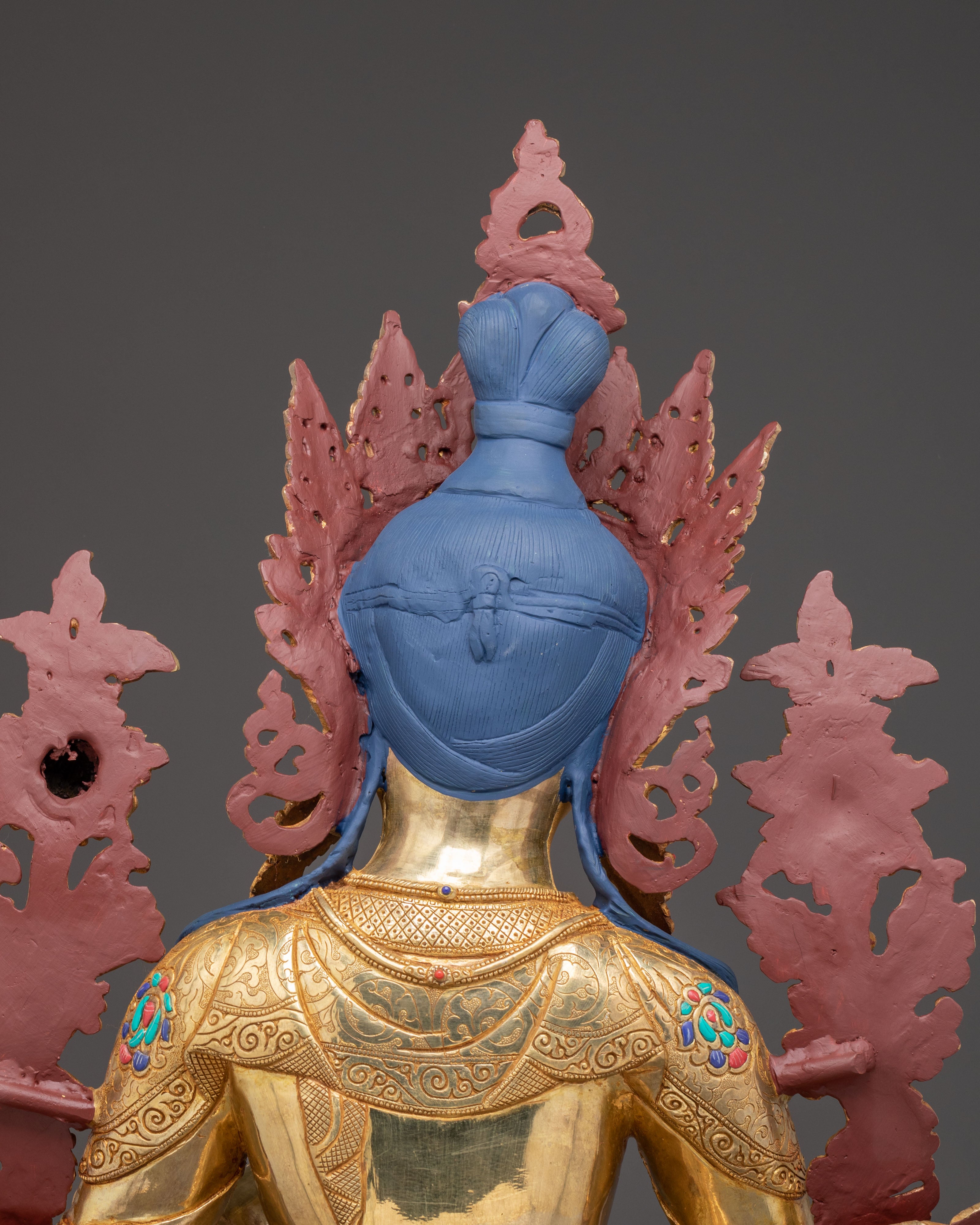 Handmade Serene Sculpture of Mother Green Tara | Divine Feminine Protector