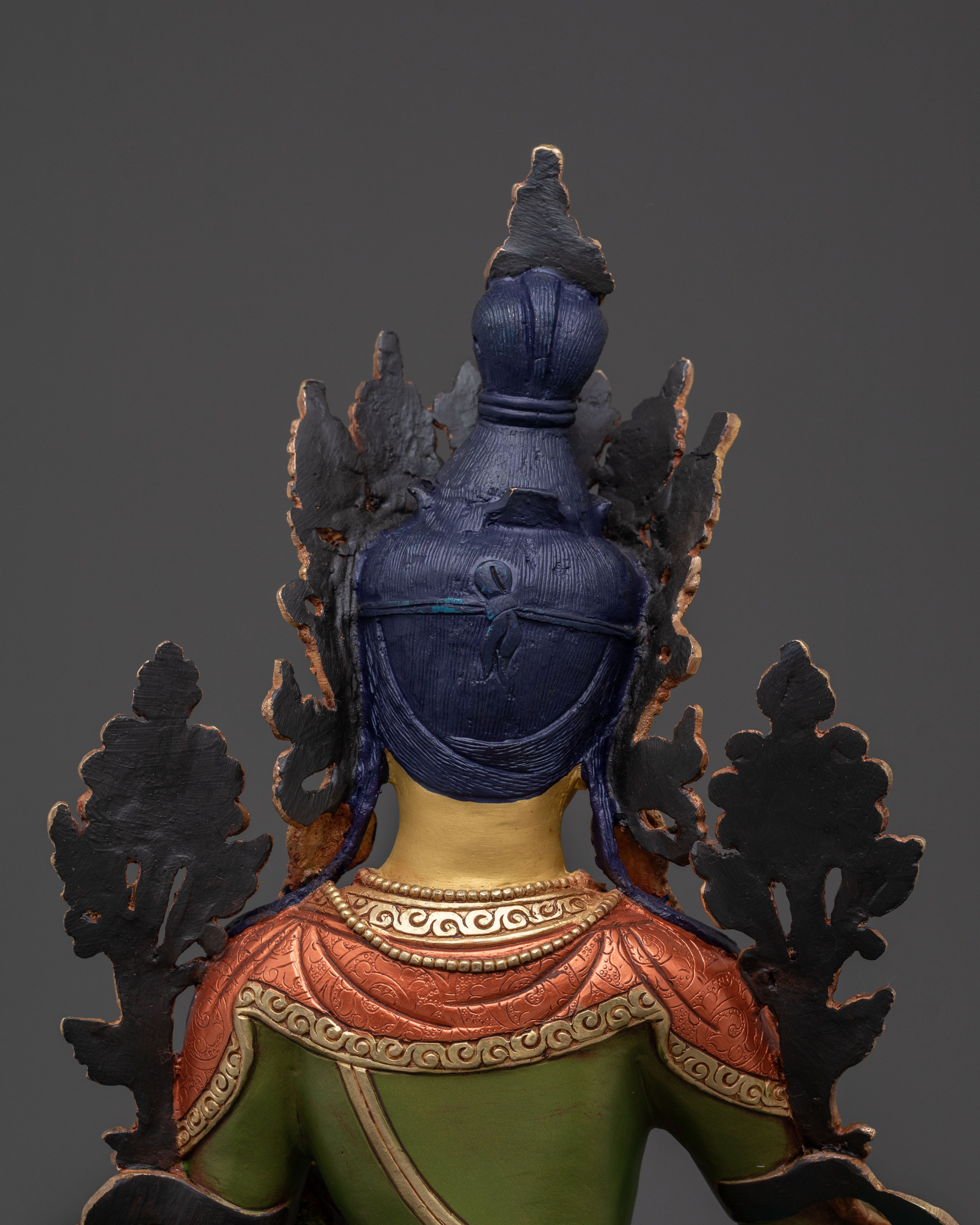 Handcrafted Green Tara Statue | Buddhist Icon