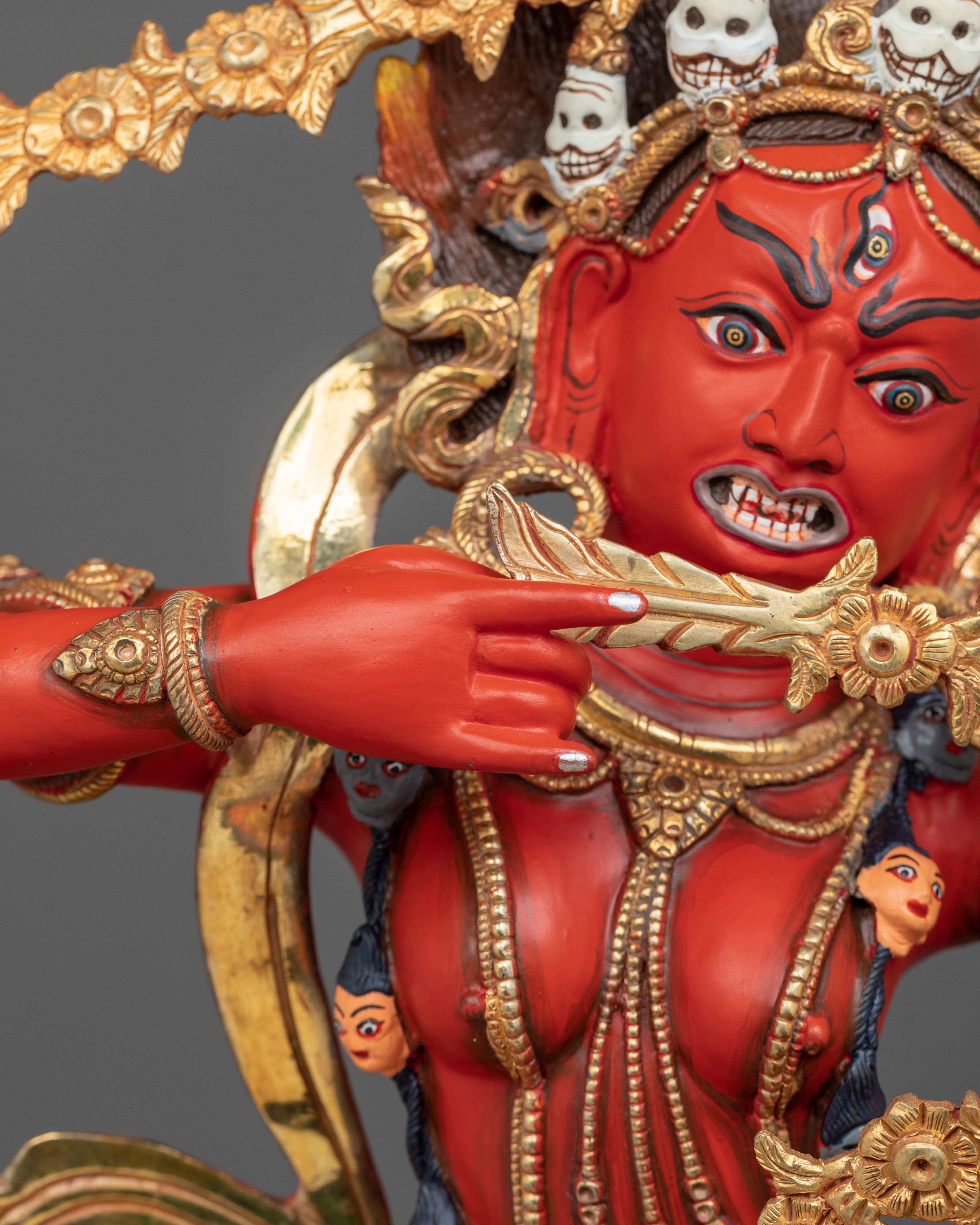 Kurukulla "Red Tara" Sculpture of Protection | Home Decor