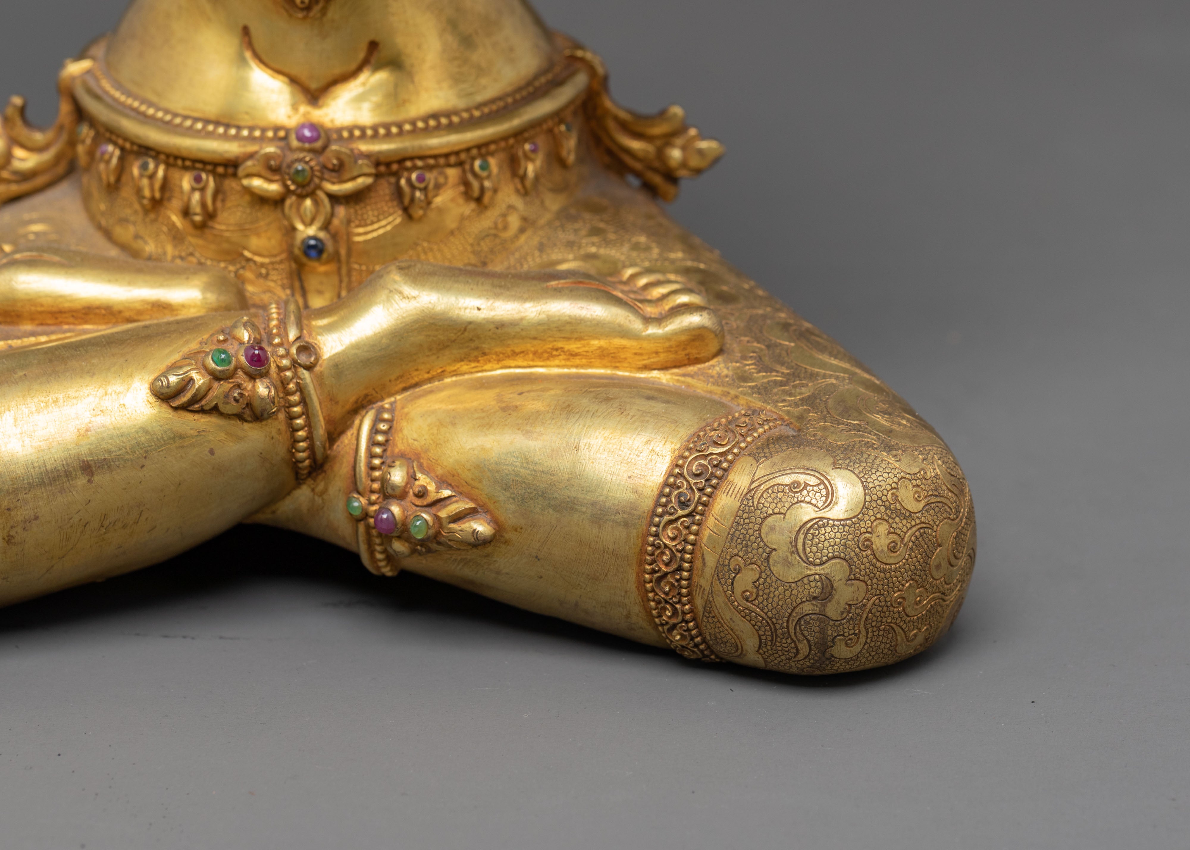 Manjushri Bodhisattva Radiant Statue | Spiritual Decor Icon