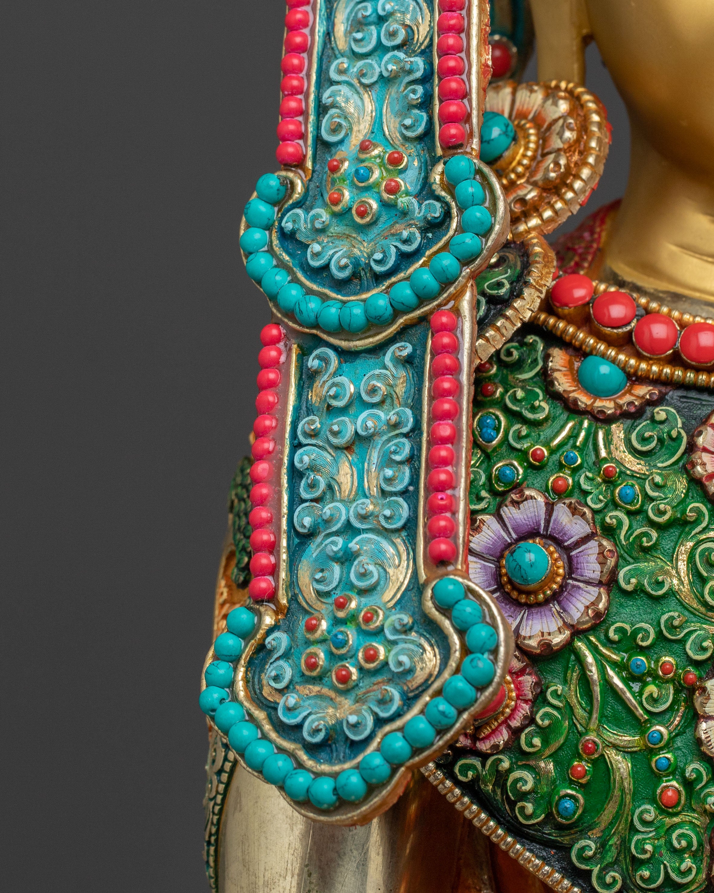 Crown Shakyamuni Buddha Enlightenment Statue