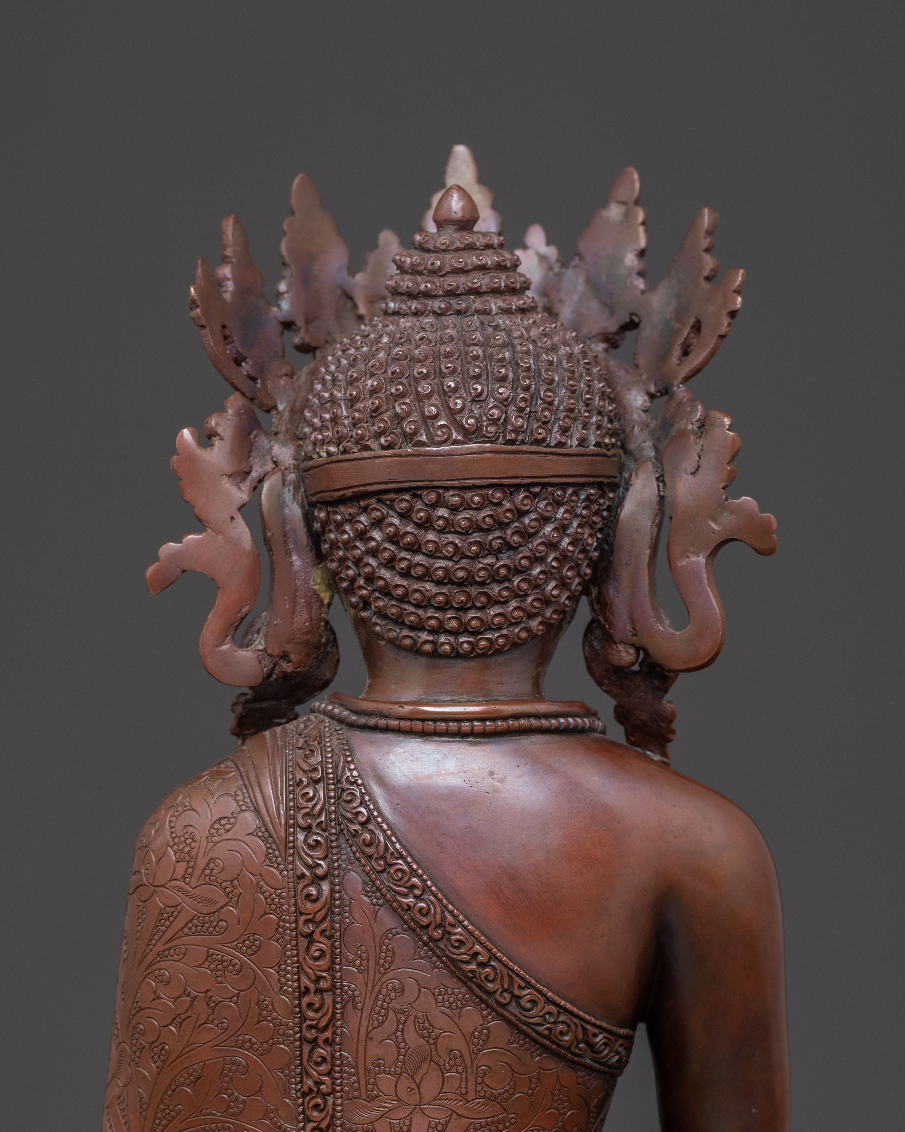 Shakyamuni Buddha Statue with Crown | Blessing Statue