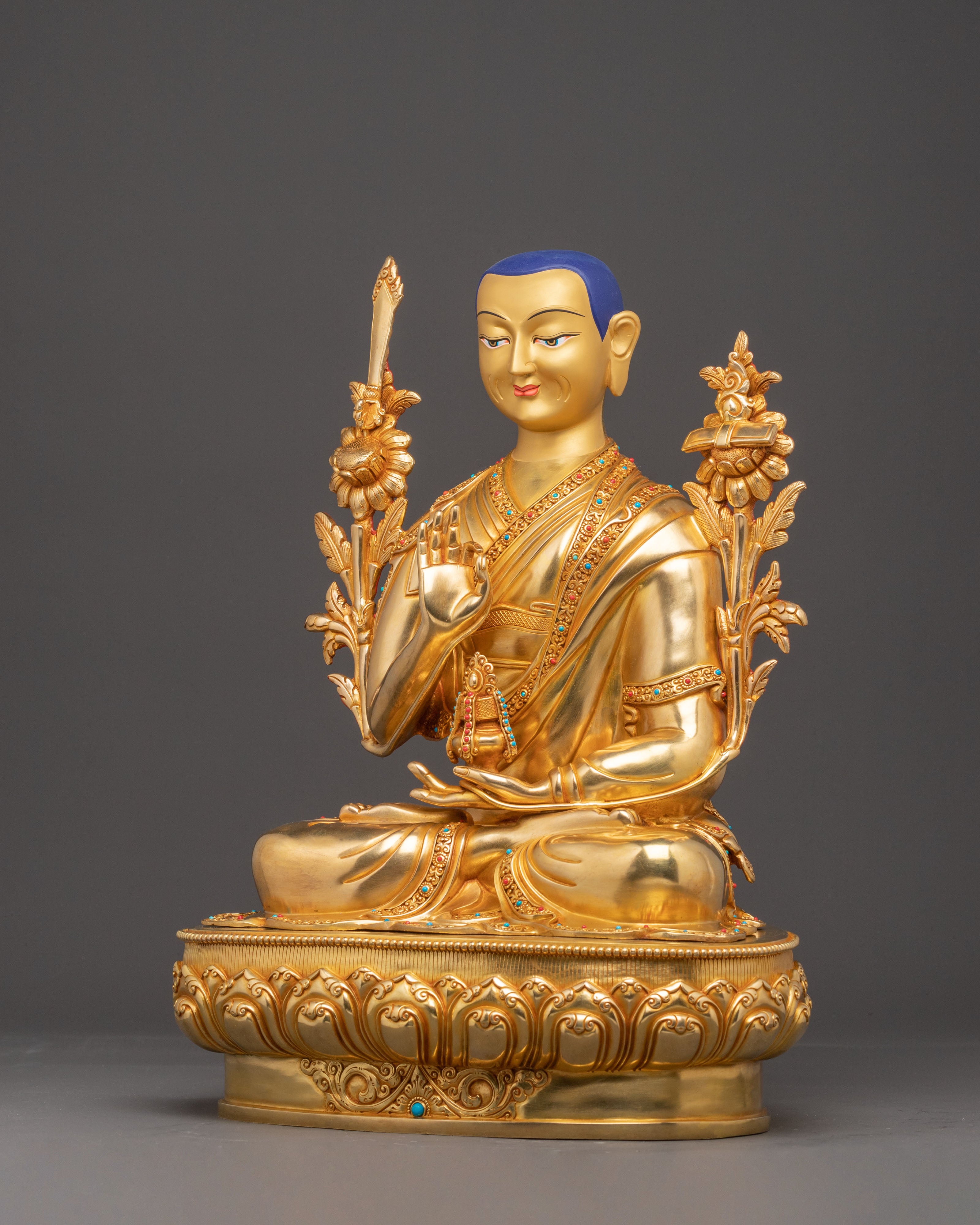 Handmade Tsongkhapa Statue: Founder of Tibetan Buddhism