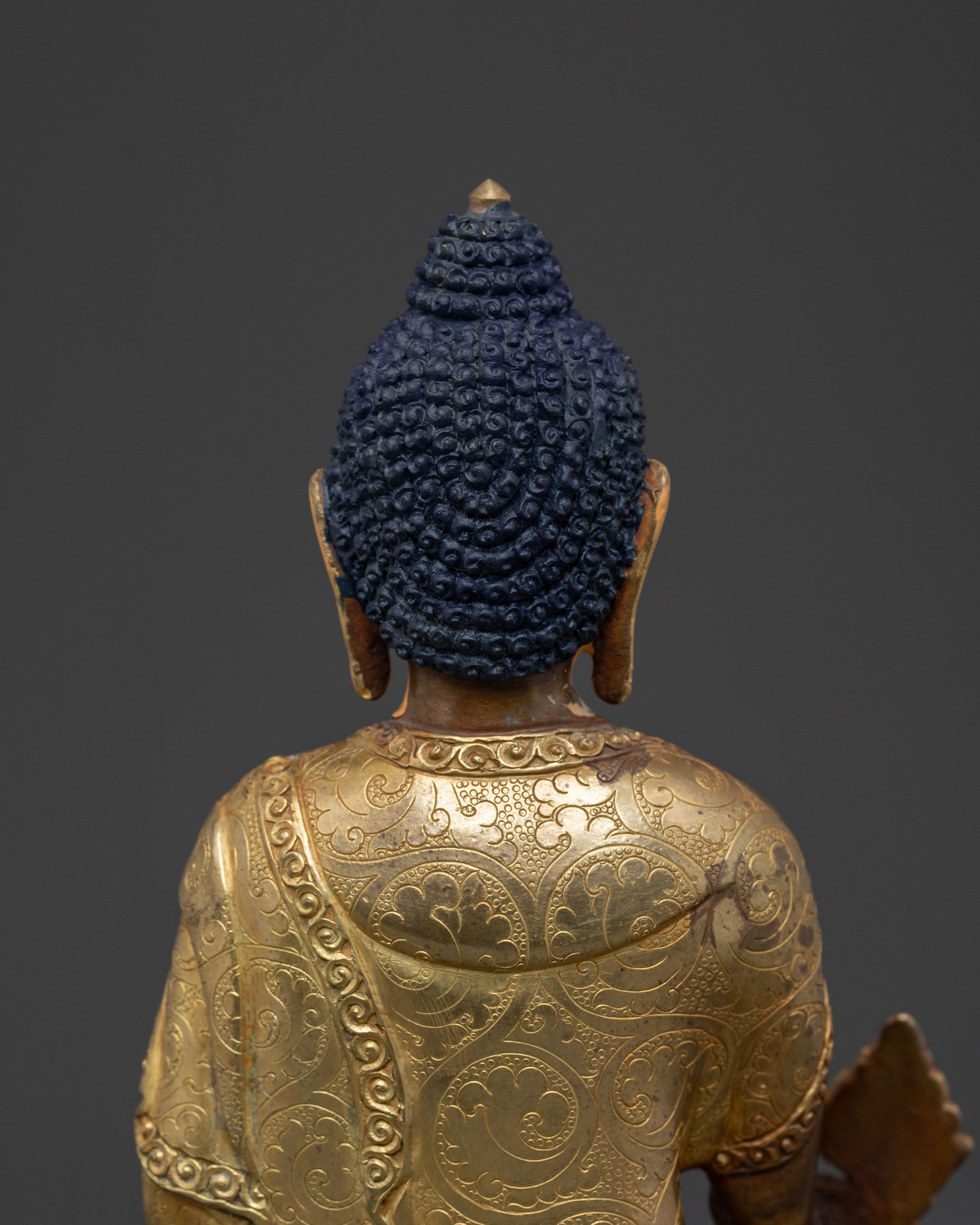 Medicine Buddha Longevity Blessing Statue