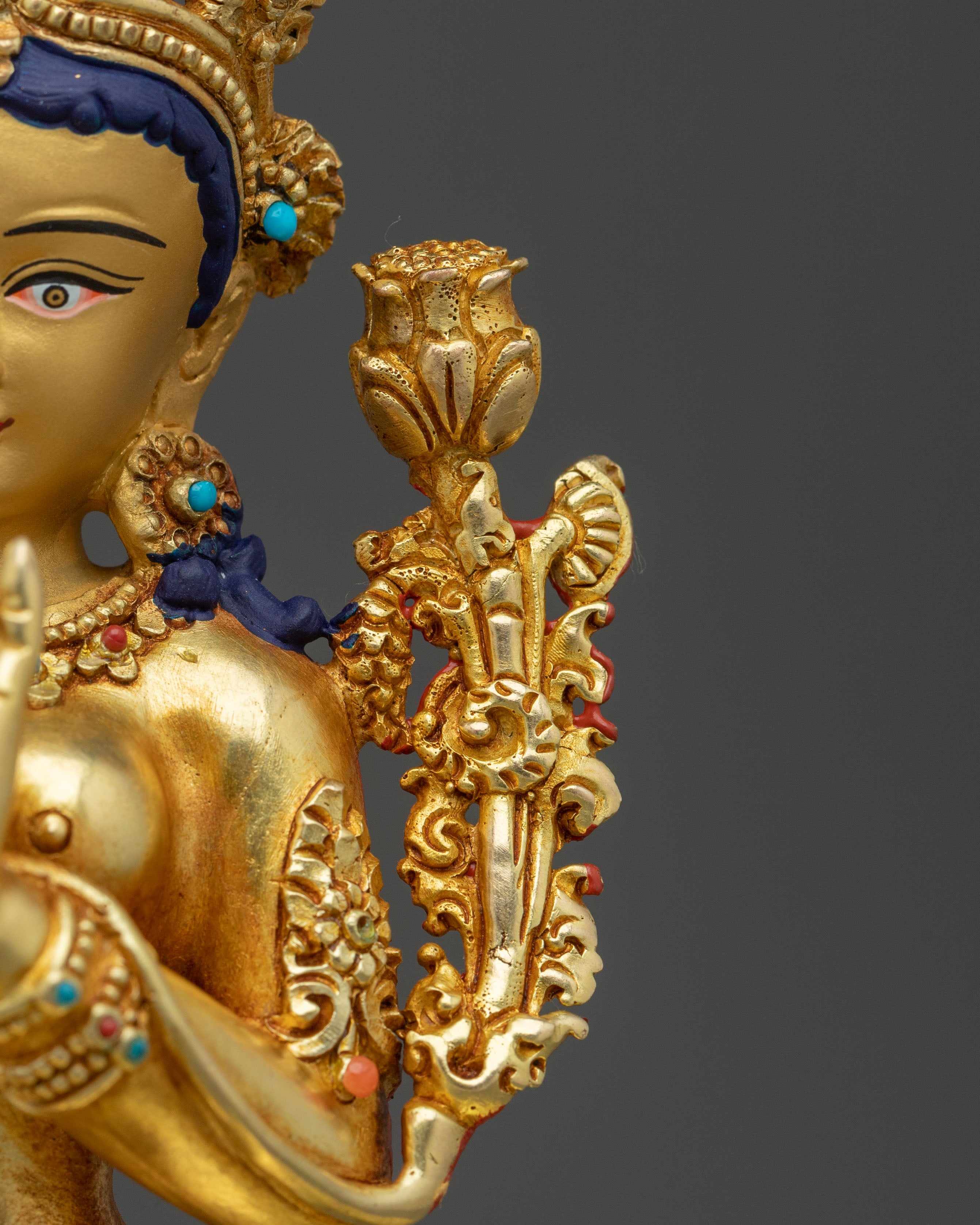 Green Tara Statue: Guardian of Compassion