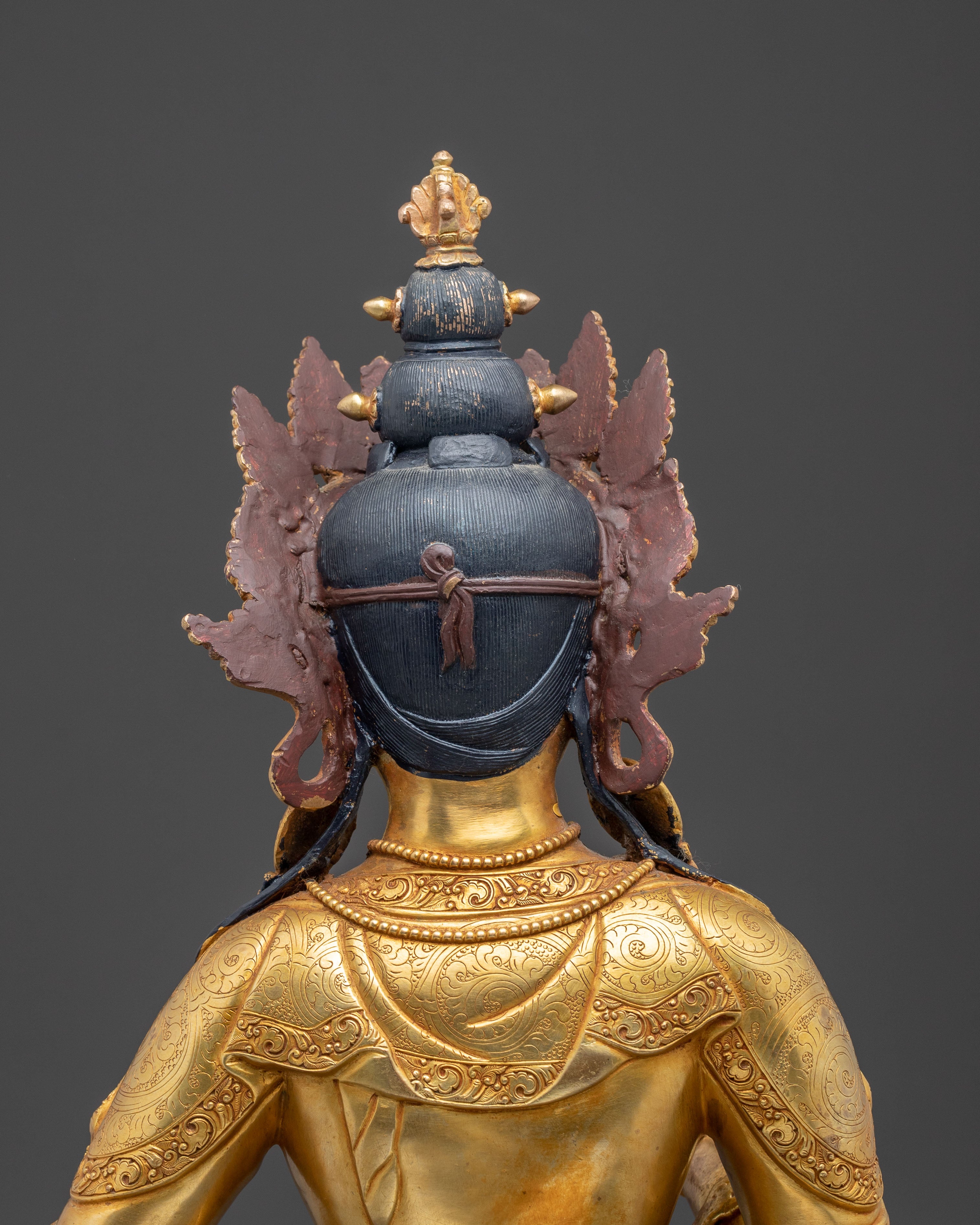 Vajrasattva Statue: Purification Deity | Himalayan Golden Sculpture