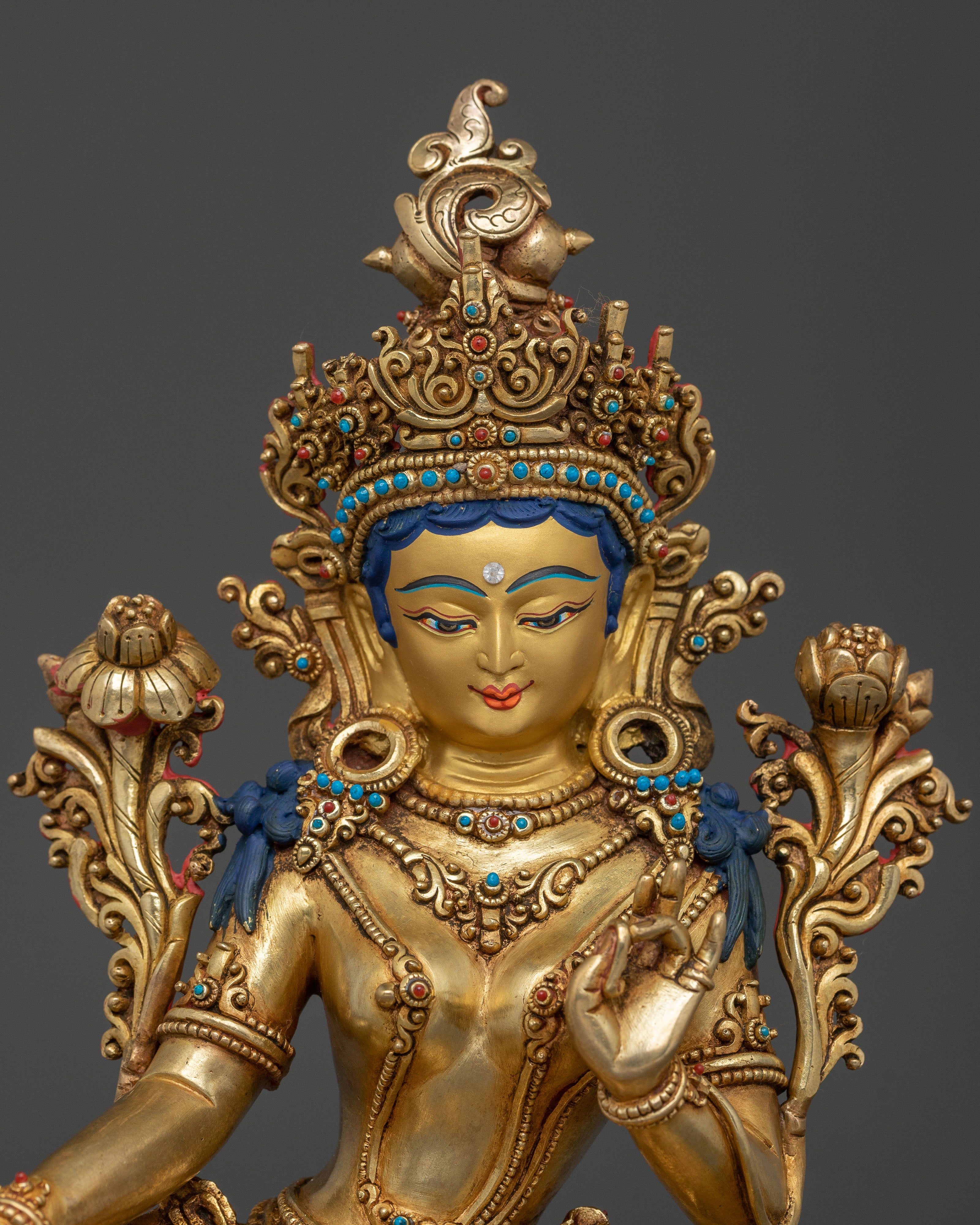 Sacred Green Tara Statue | Sacred Protector