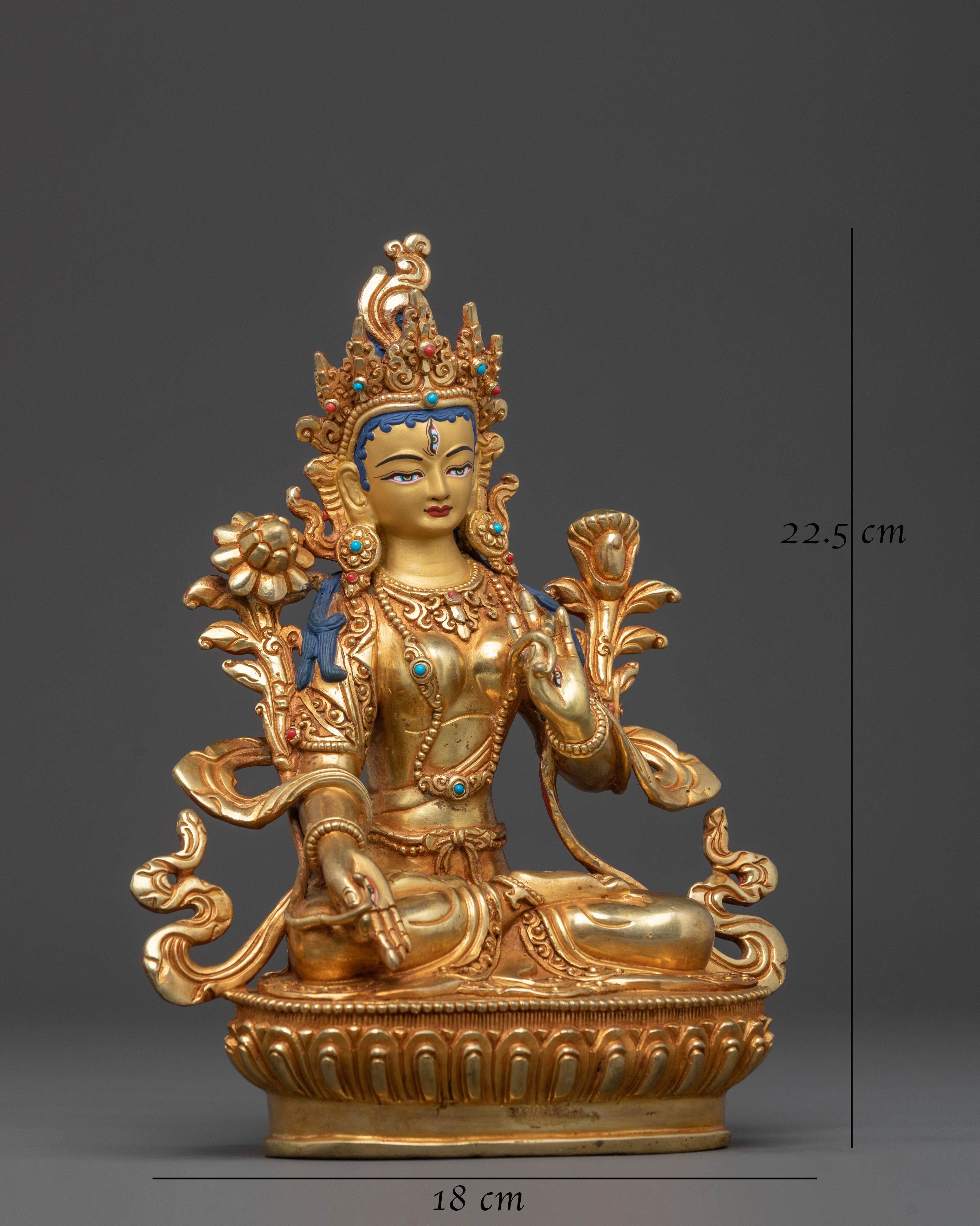 White Tara Divine Figure | Long Life Deity