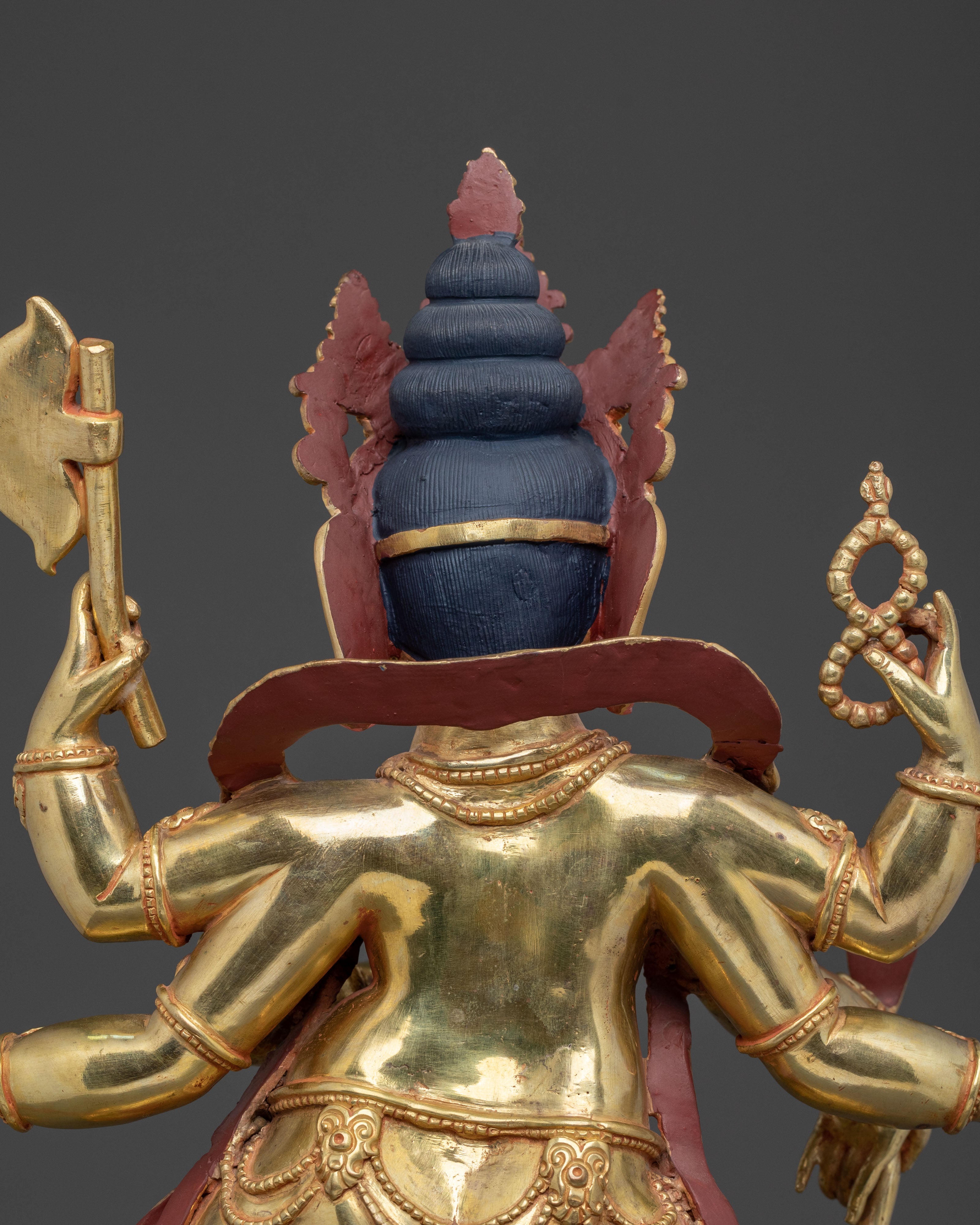 Hindu God Ganesh Blessing Statue | Sacred Figurine