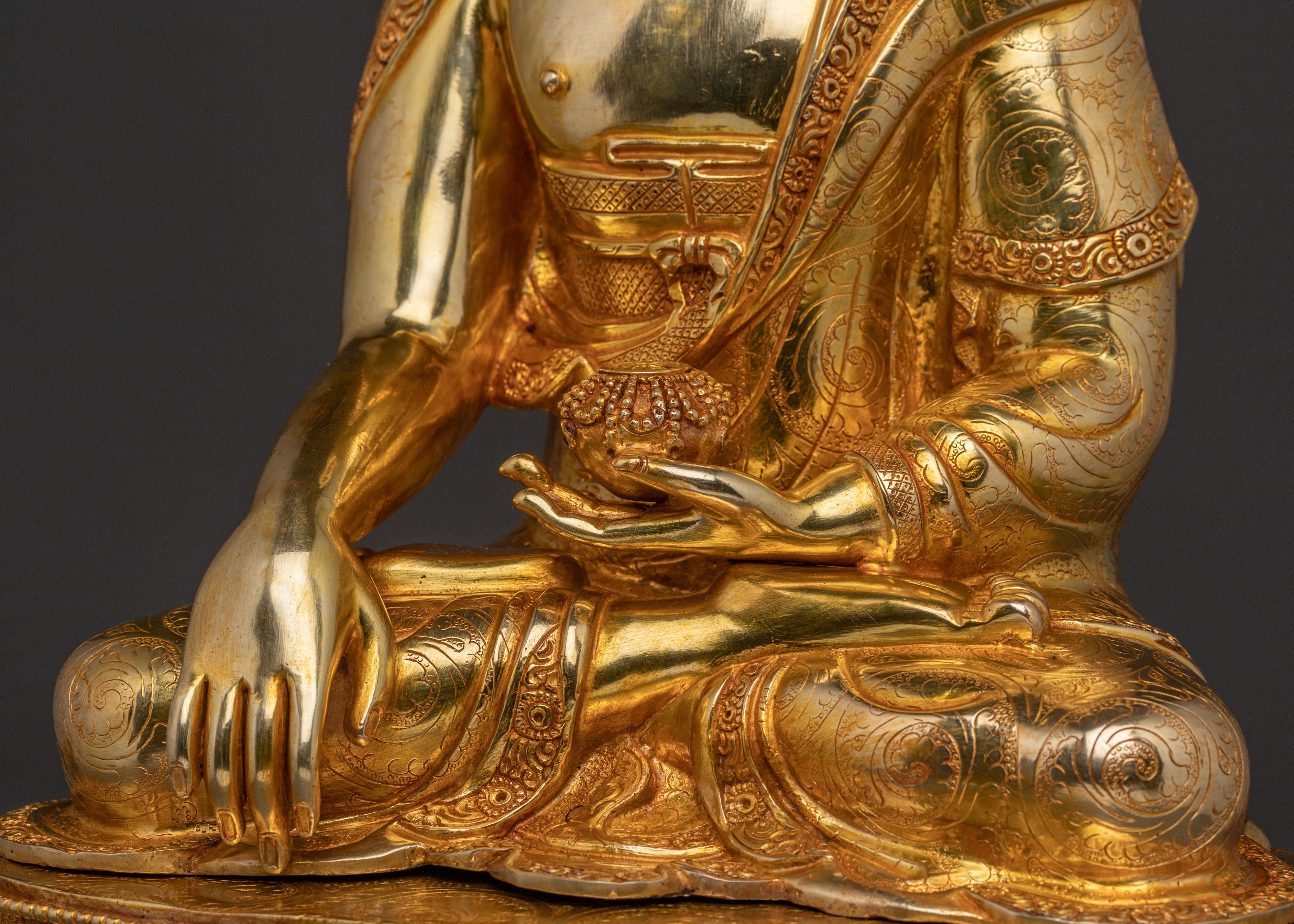 Shakyamuni Buddha Meditation Statue | Historical Buddha