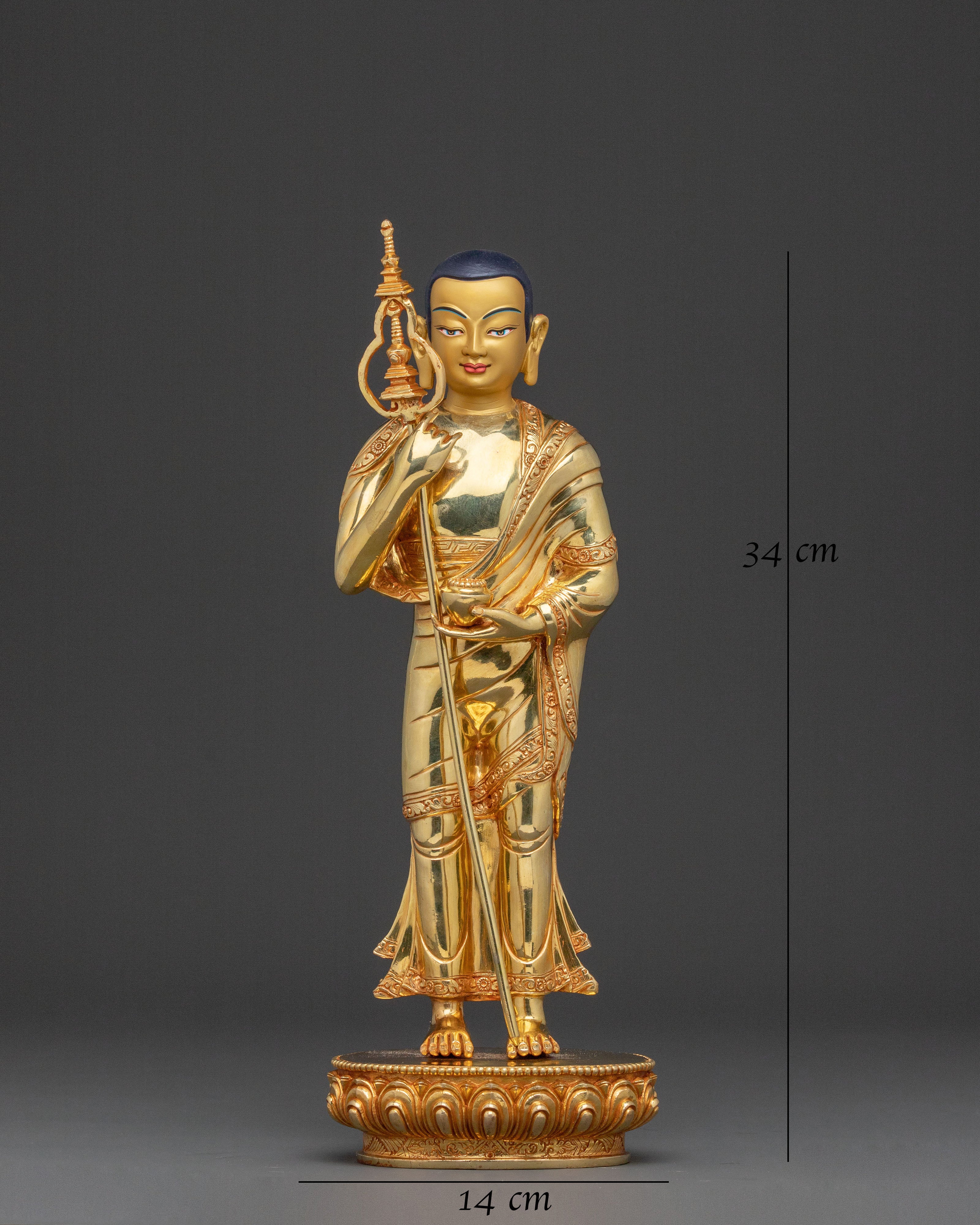 Serene Disciples Sculpture of Shakyamuni Buddha for Altars