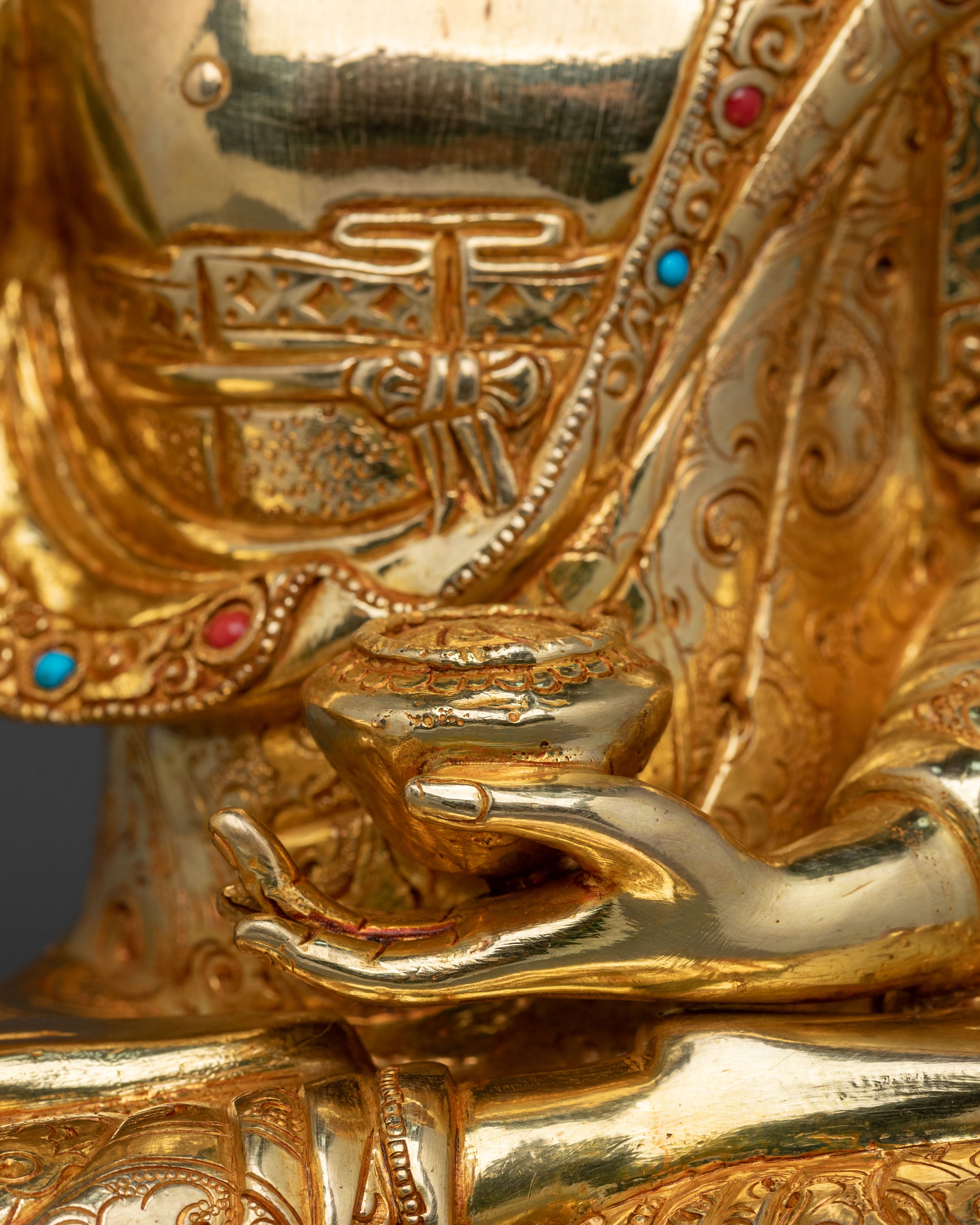 Shakyamuni Buddha Sculpture | Sacred Buddhist Figurine