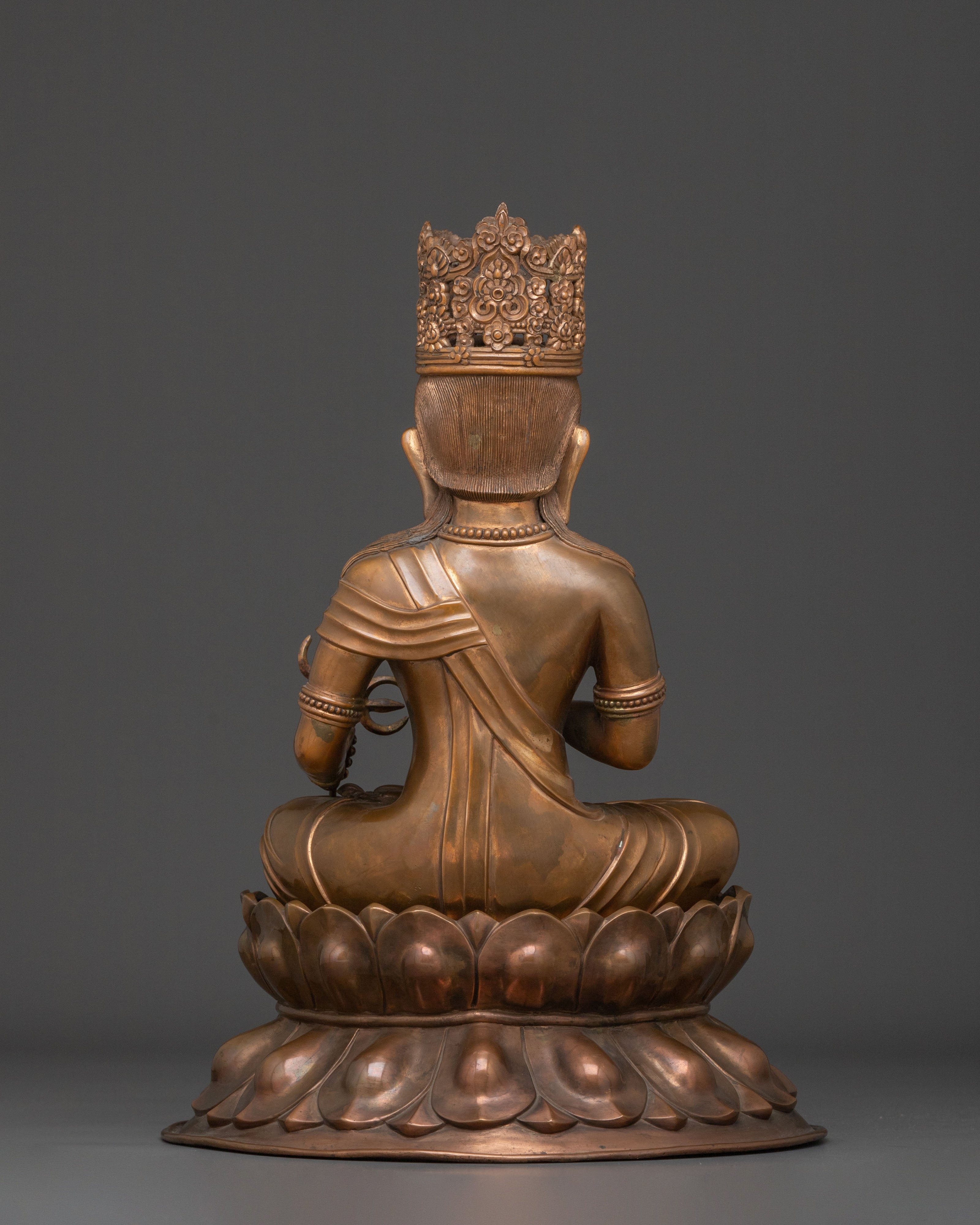 Guardian of the Vulnerable Kshitigarbha Statue | Buddhist Altar Decor