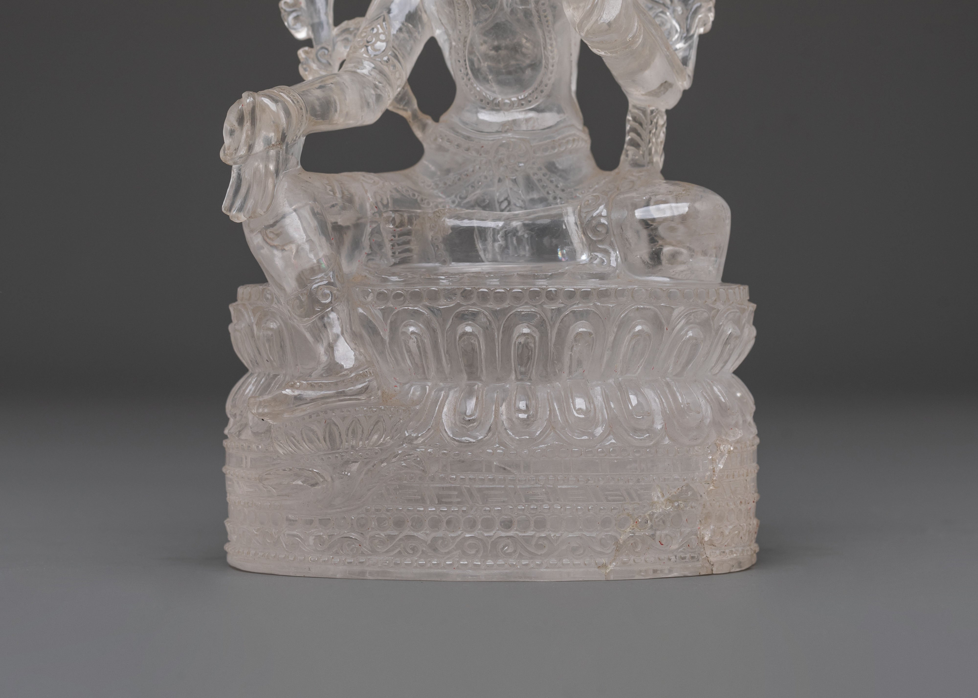 Green Tara Crystal Statue: Peaceful Figure