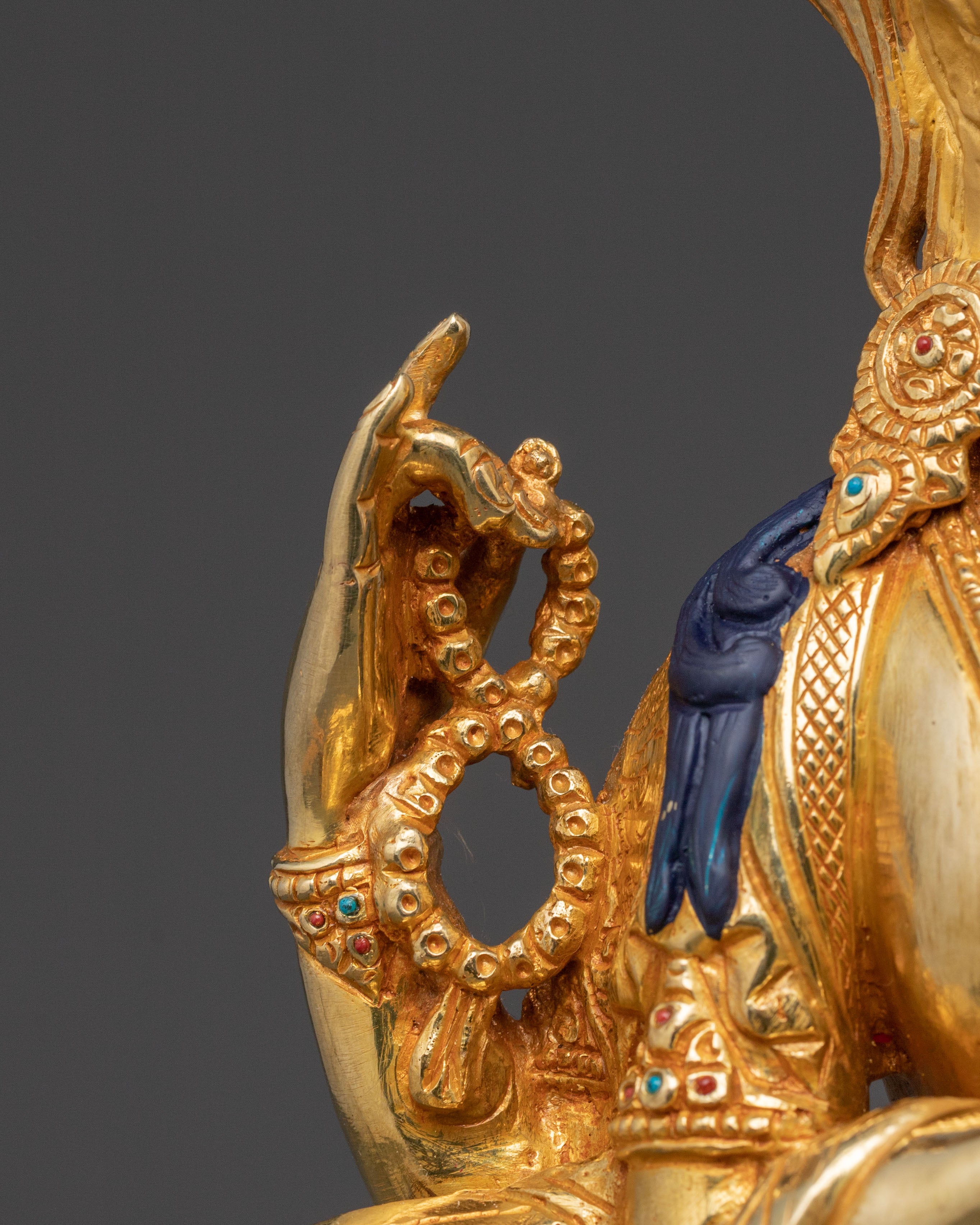 Handcrafted Blessing Statue of Chenrezig | Compassion Deity Sculpture