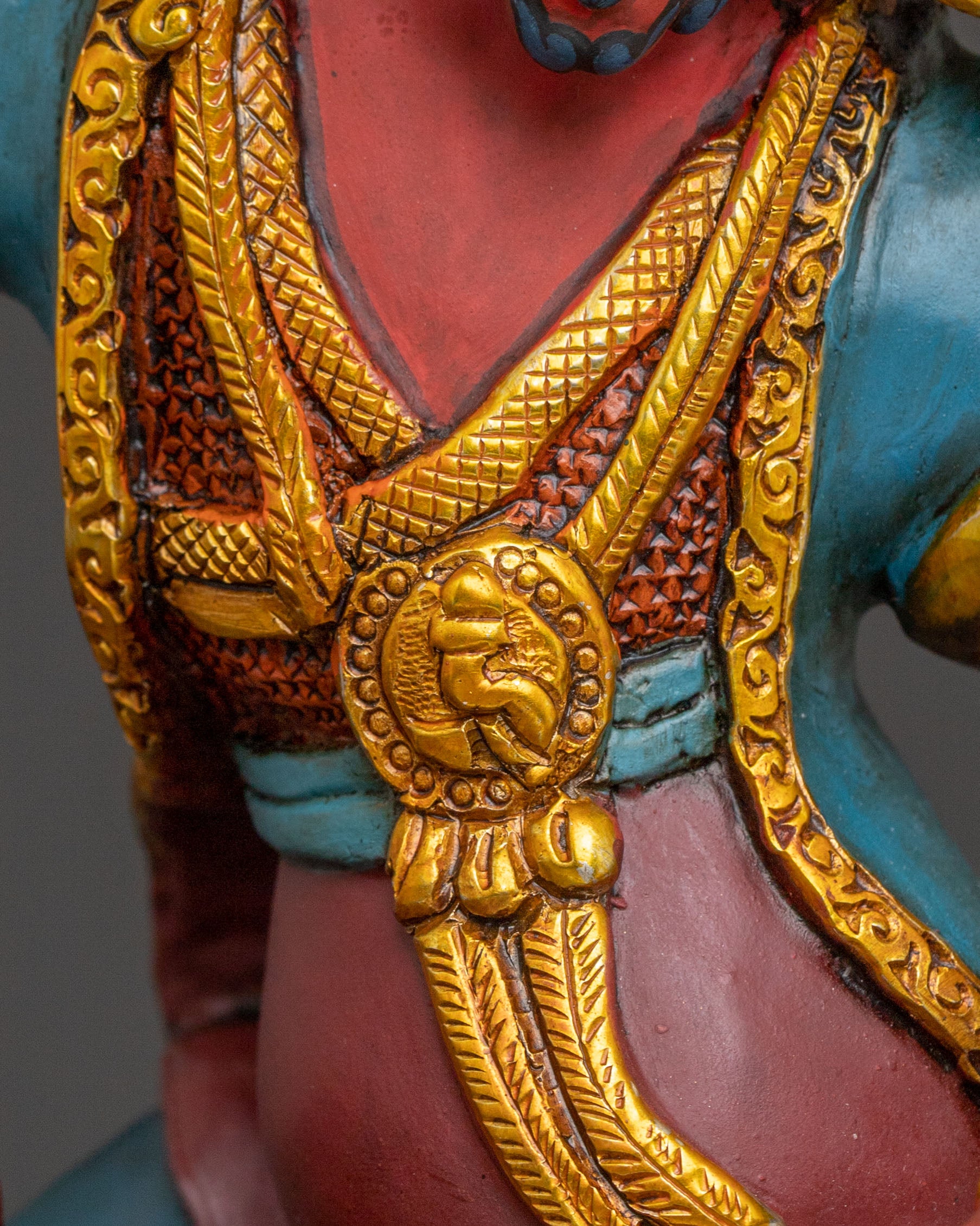 Damchen Garwai Nagpo Statue | Oath-Bound Blacksmith