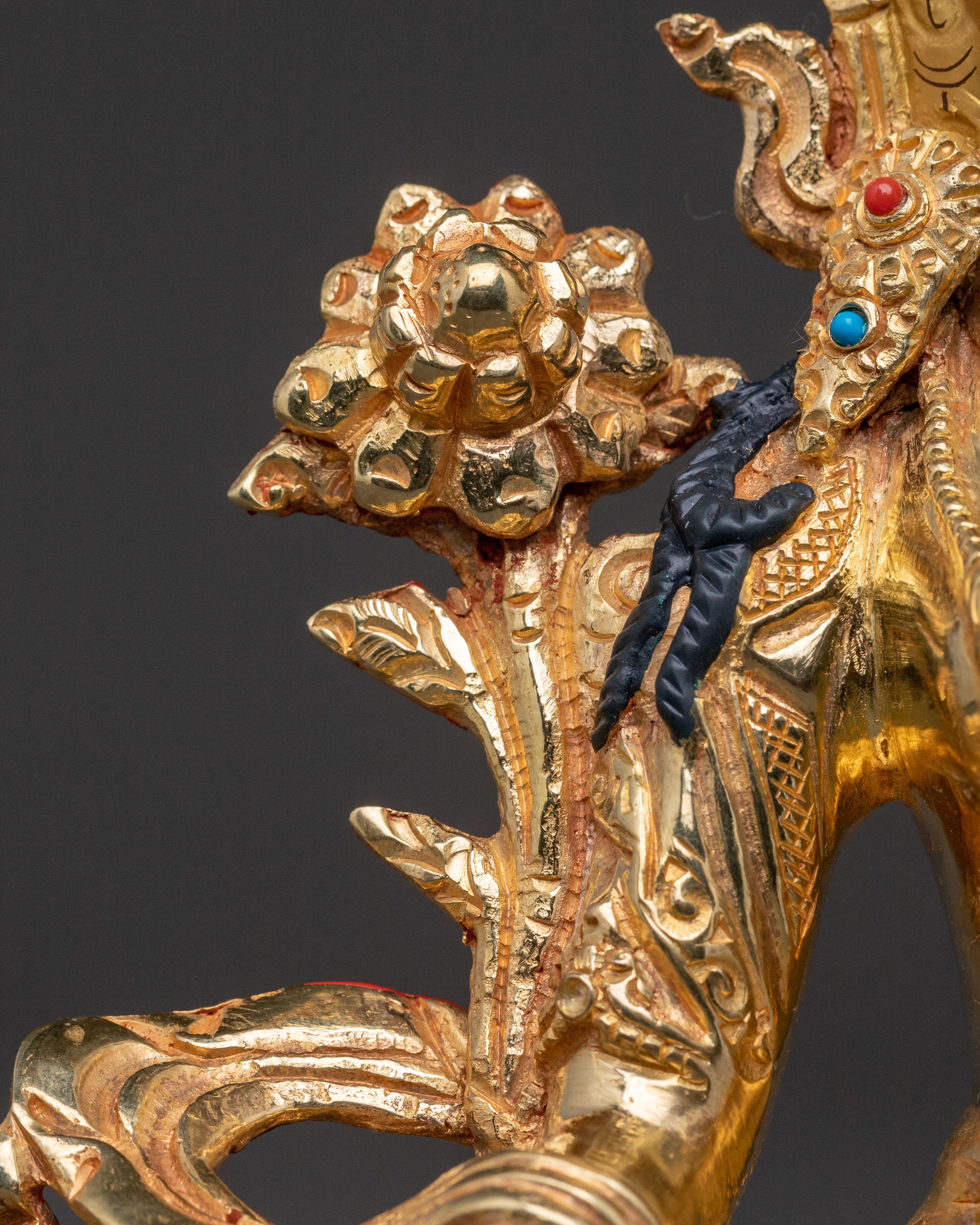 White Tara Spiritual Altar Statue: Divine Figure