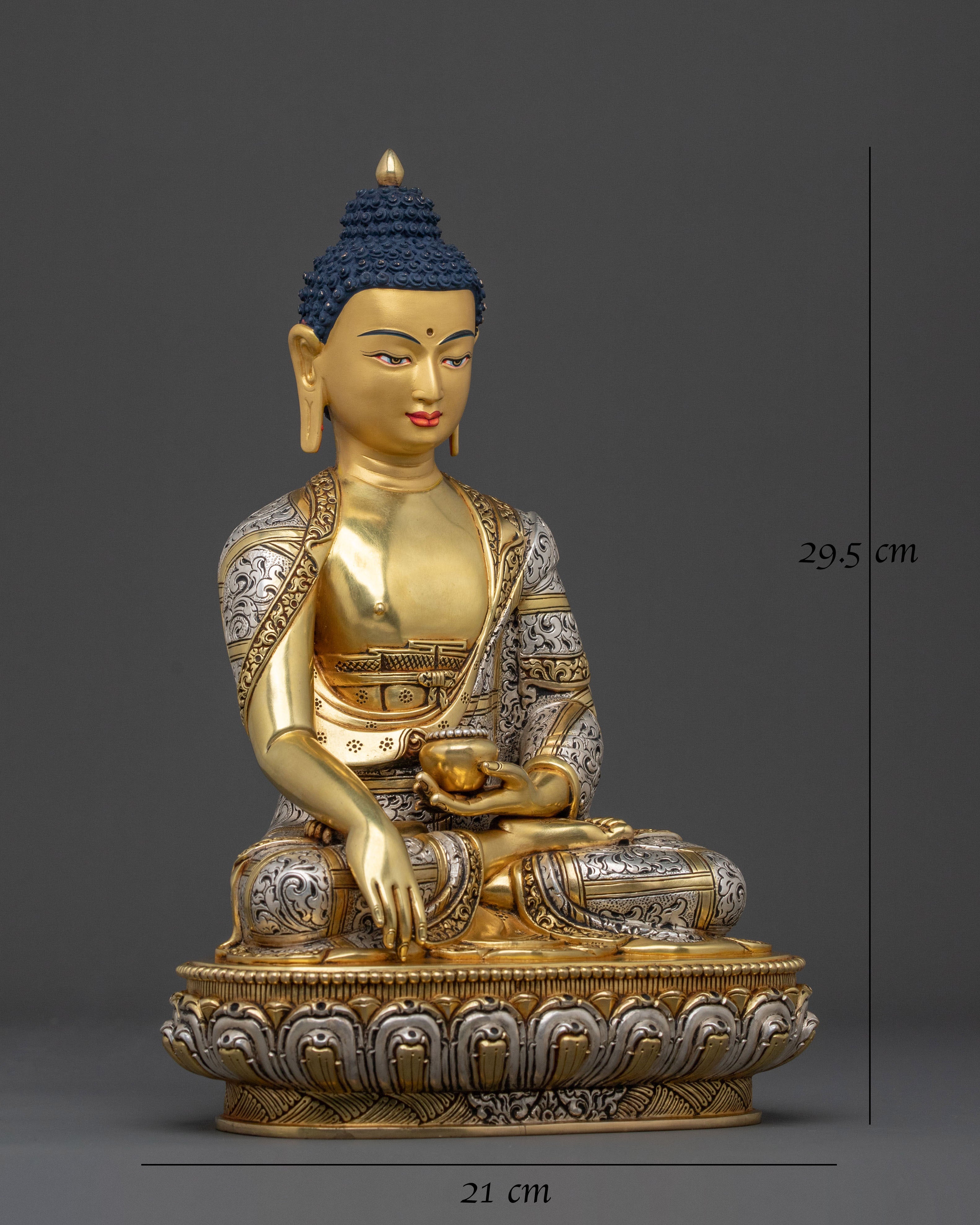Nepalese Shakyamuni Buddha Meditation Statue
