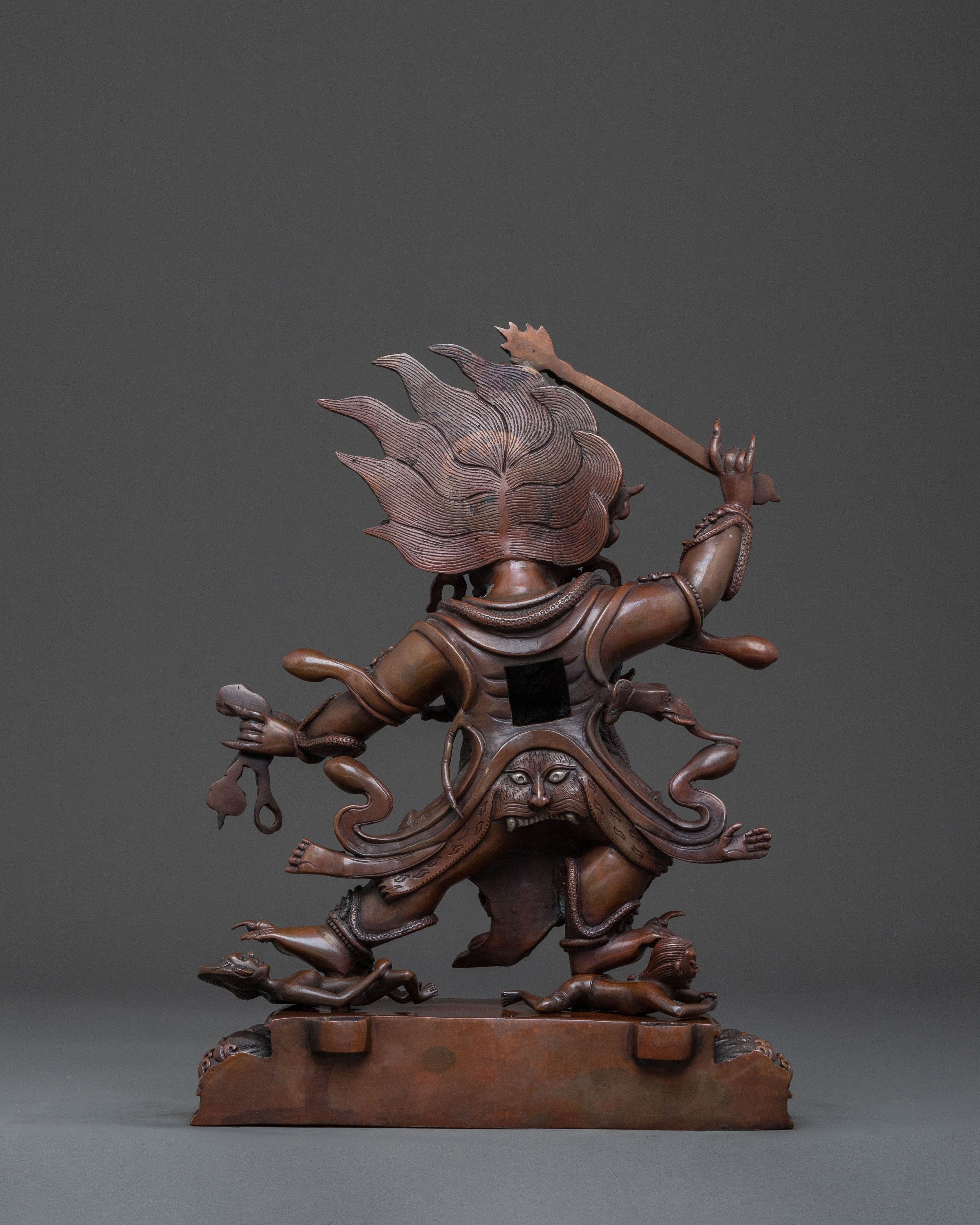 Dandapani Sacred Statue | Oxidized Copper Body