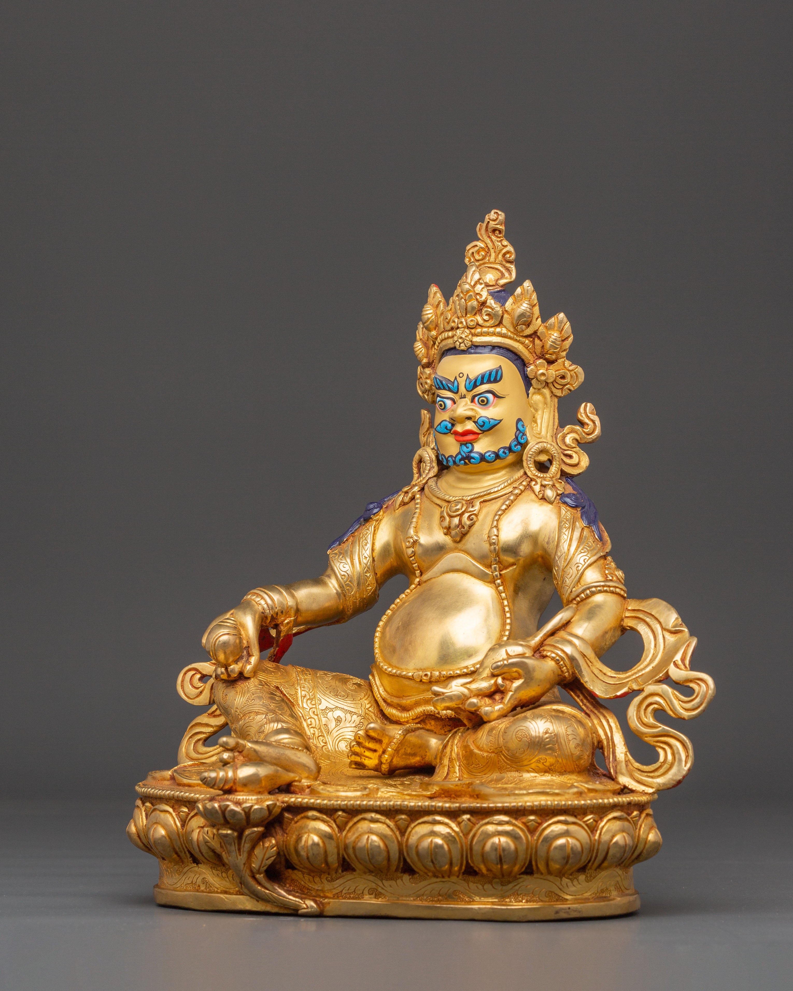 Dzambhala Statue: The Buddhist God of Wealth