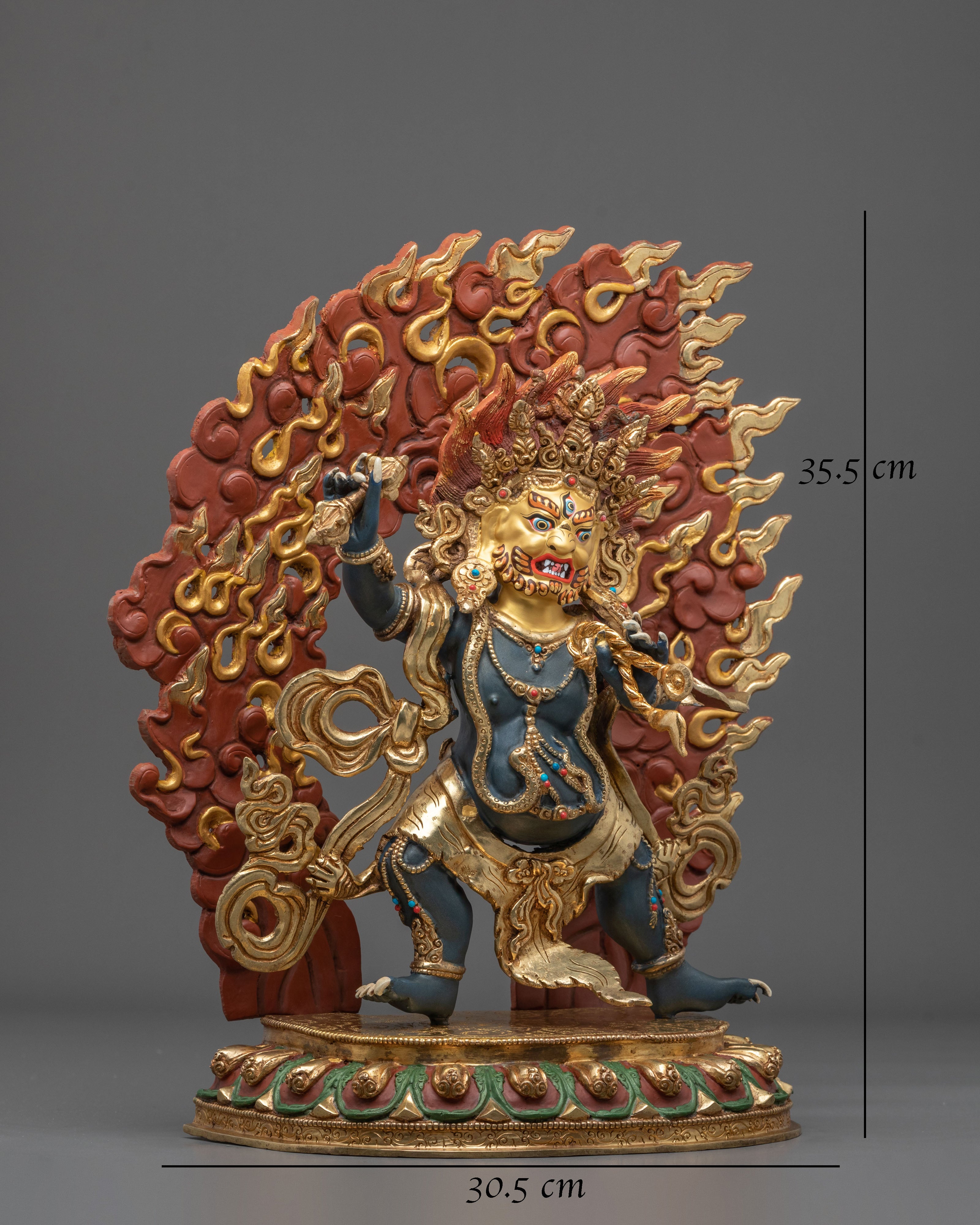 Vajrapani Dharma Protecting Bodhisattva Statue |  Buddhist Sculpture