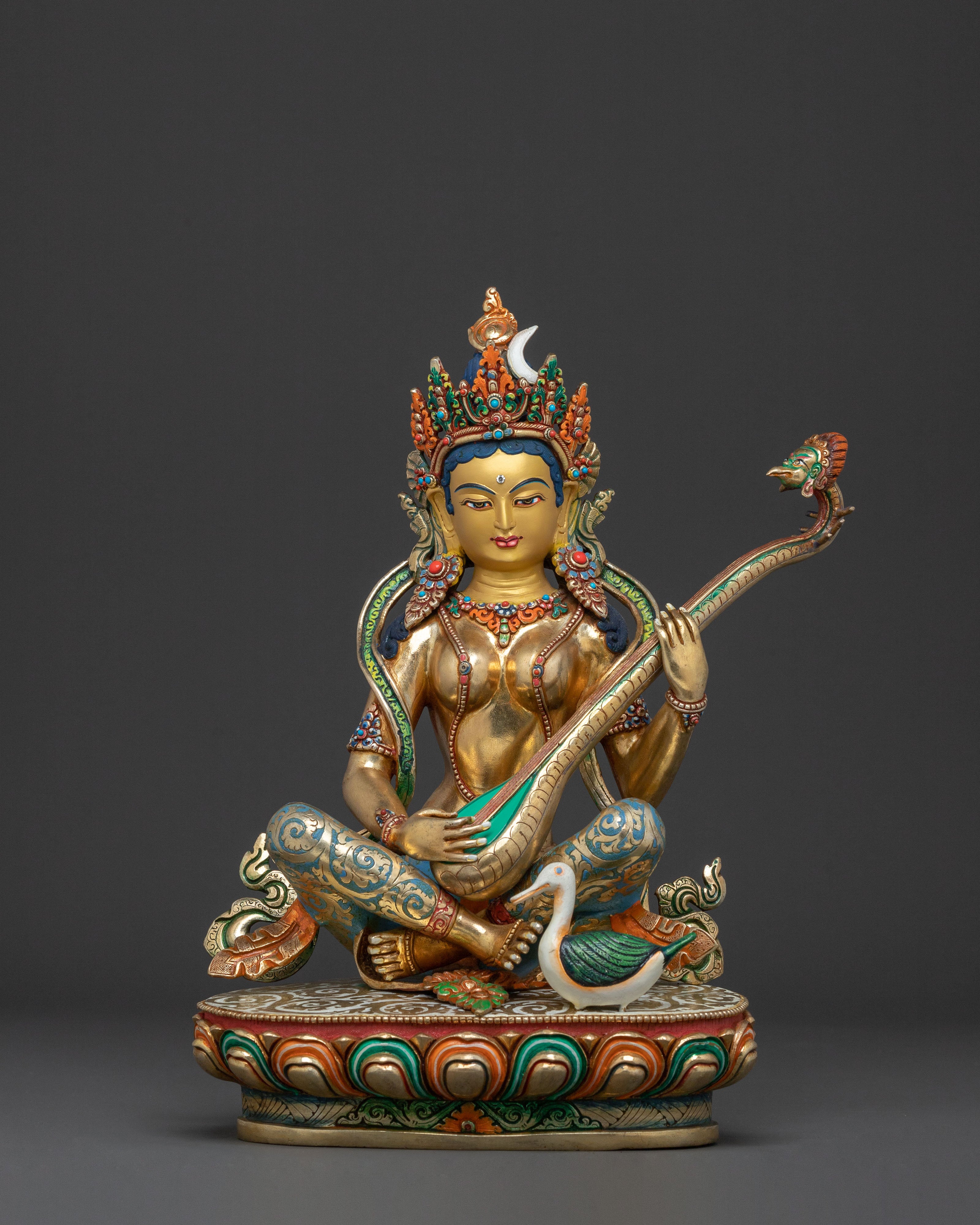 Saraswati Statue: Goddess of Learning | Spiritual Blessings