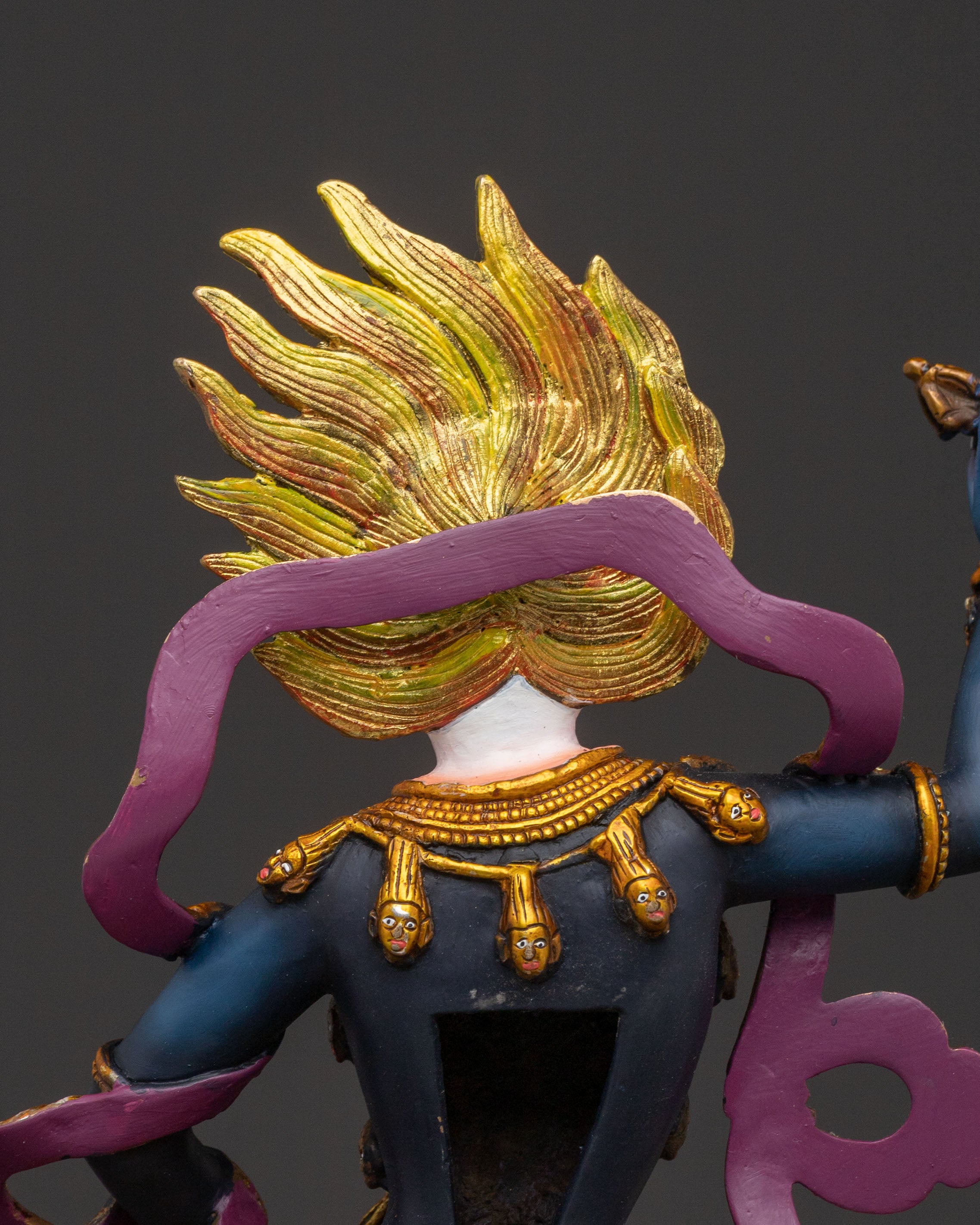 Simhamukha Wrathful Deity Statue | Spiritual Figure