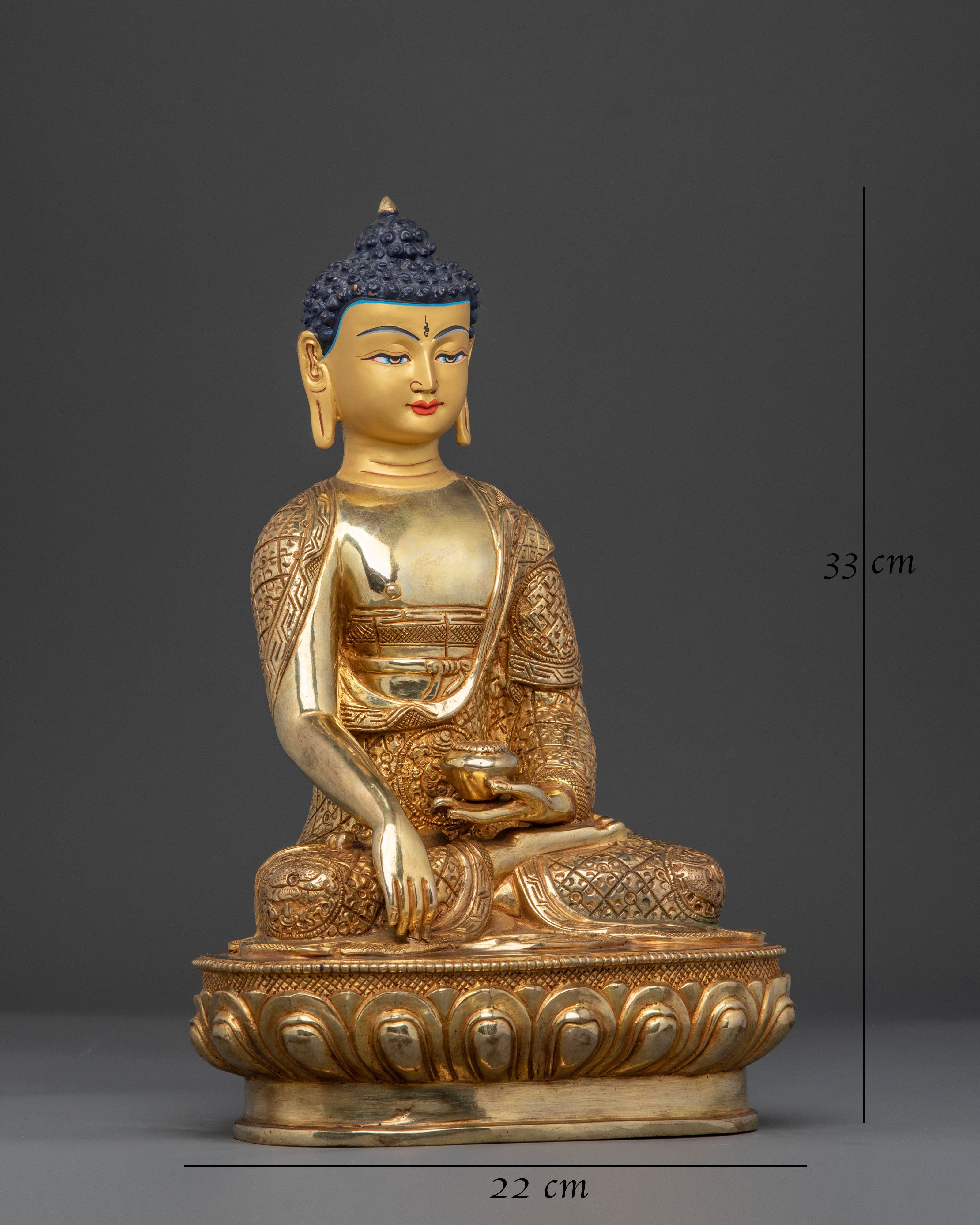 Meditating Buddha: Shakyamuni Statue | Altar Decor