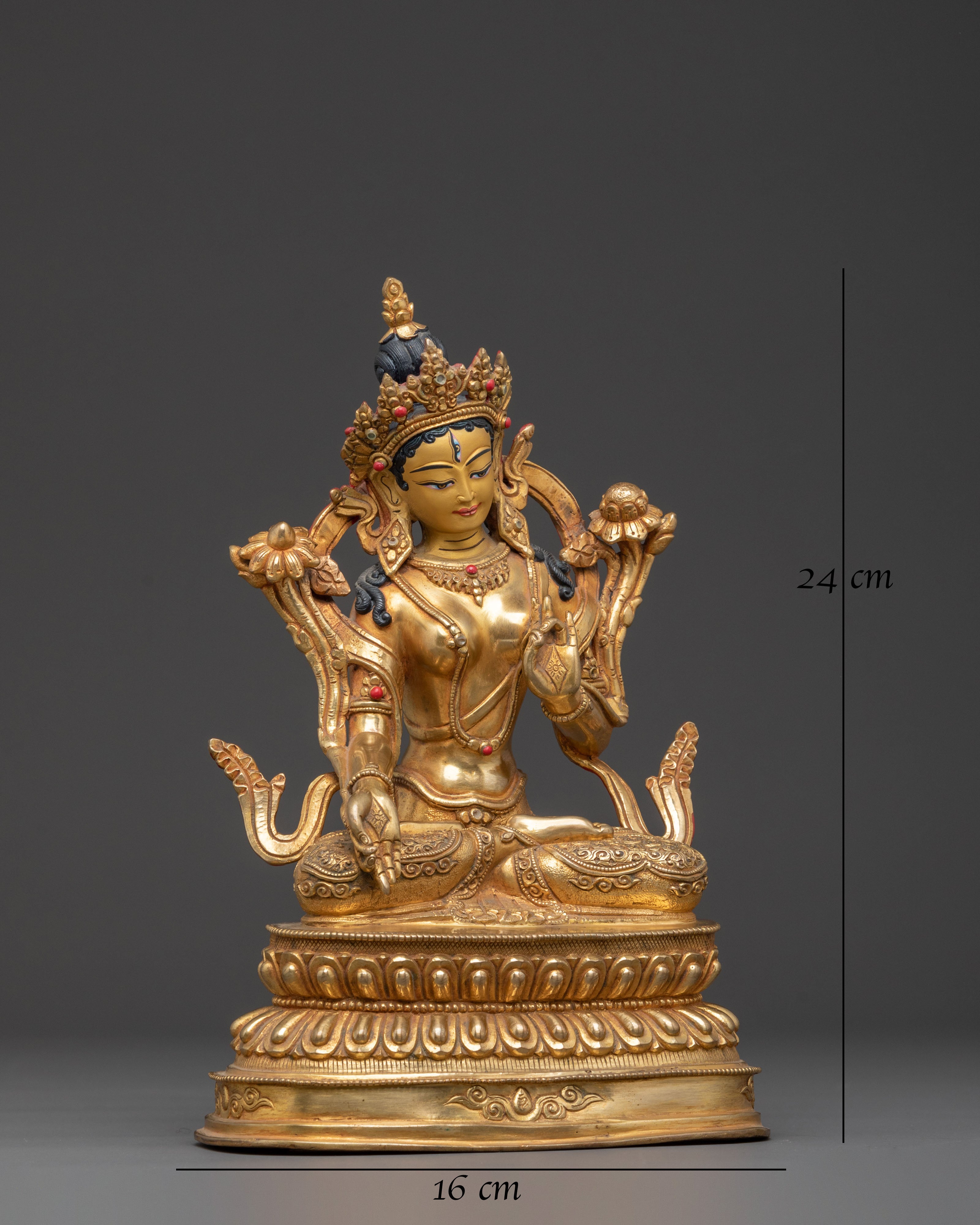 White Tara Protector Statue | Buddhist Alter Decor