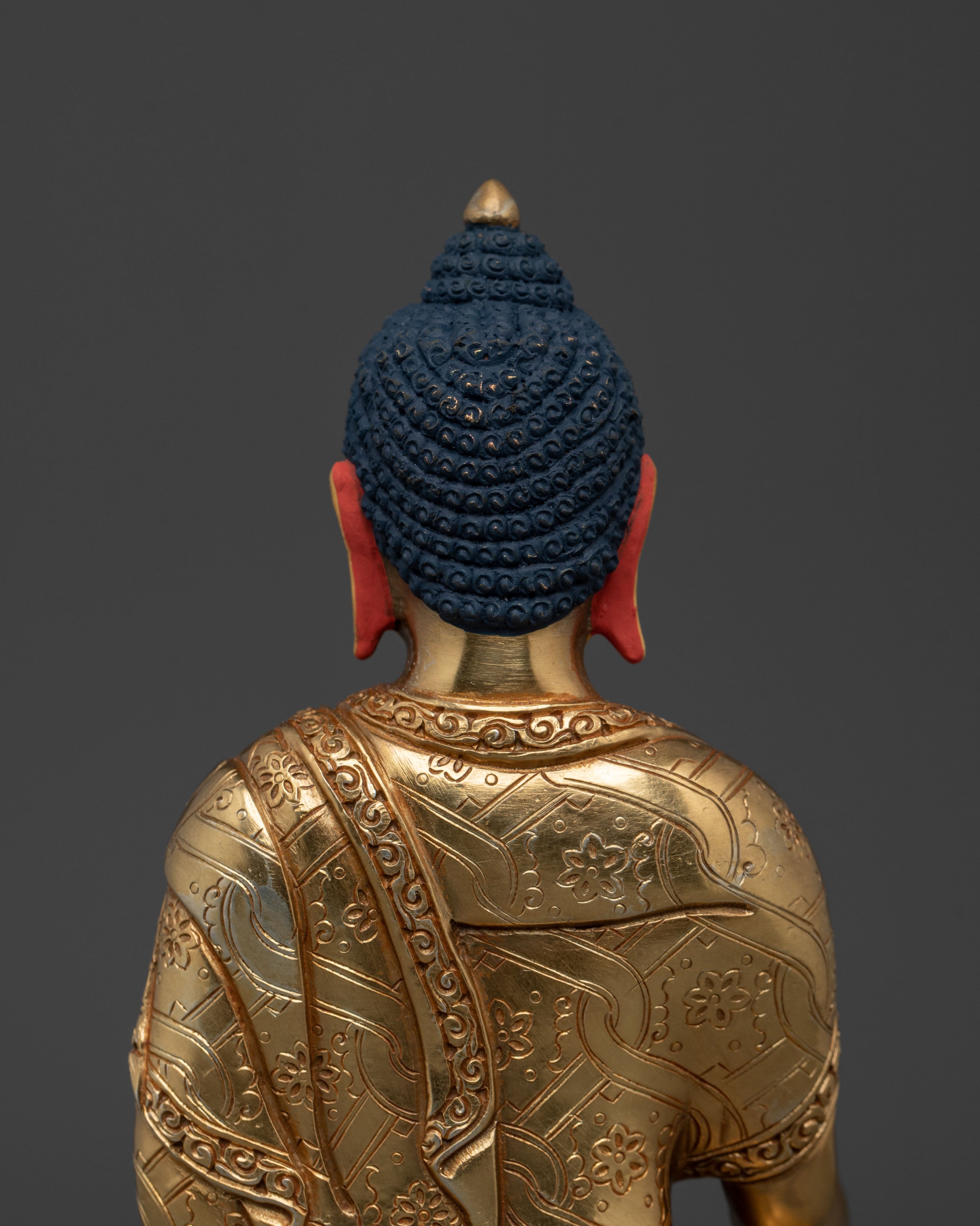 Shakyamuni Buddha Sacred Statue for Buddhist Shrine