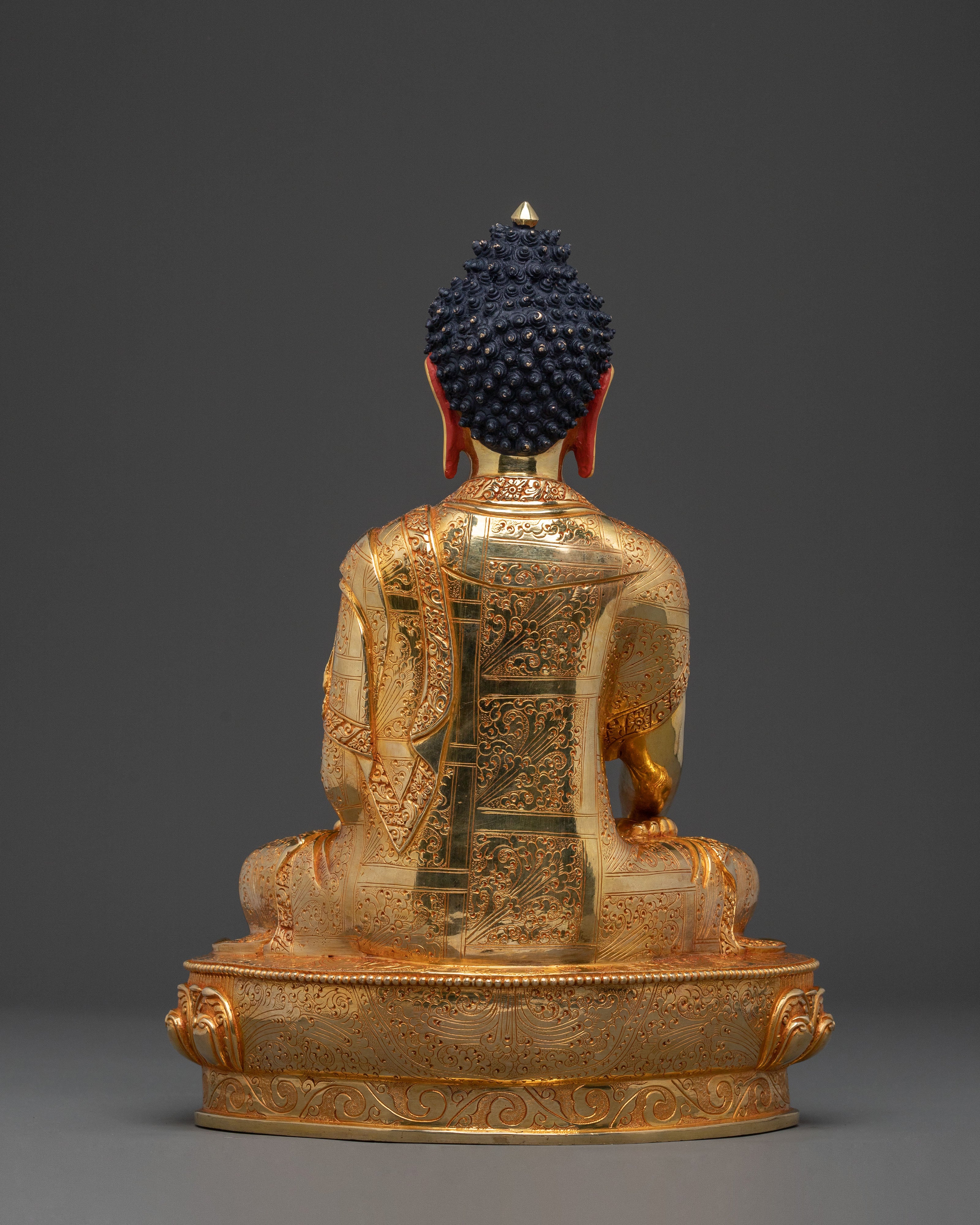 Handcrafted Shakyamuni Buddha Statue | Traditional Icon