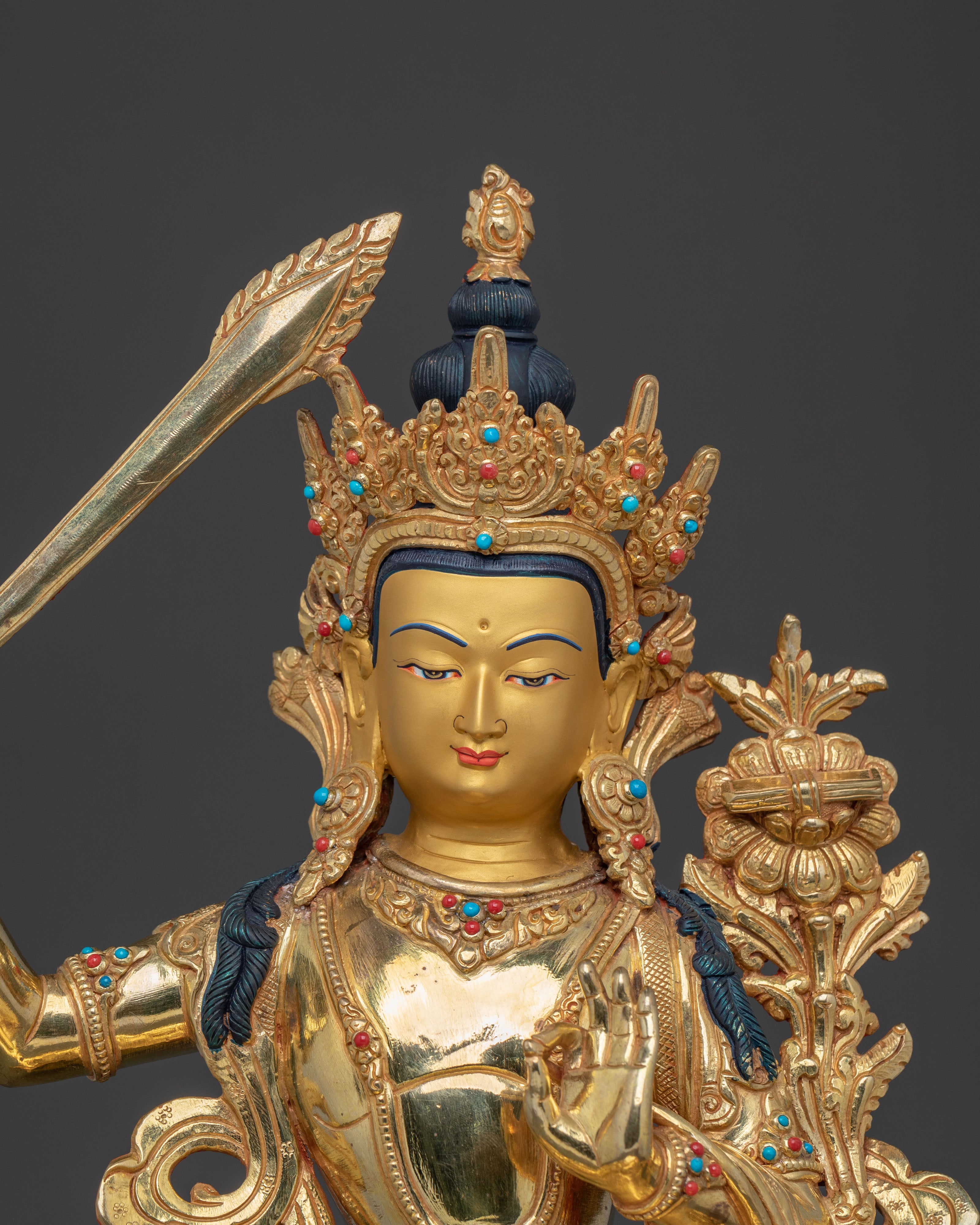 Manjushri Spiritual Statue | Bodhisattva of Wisdom