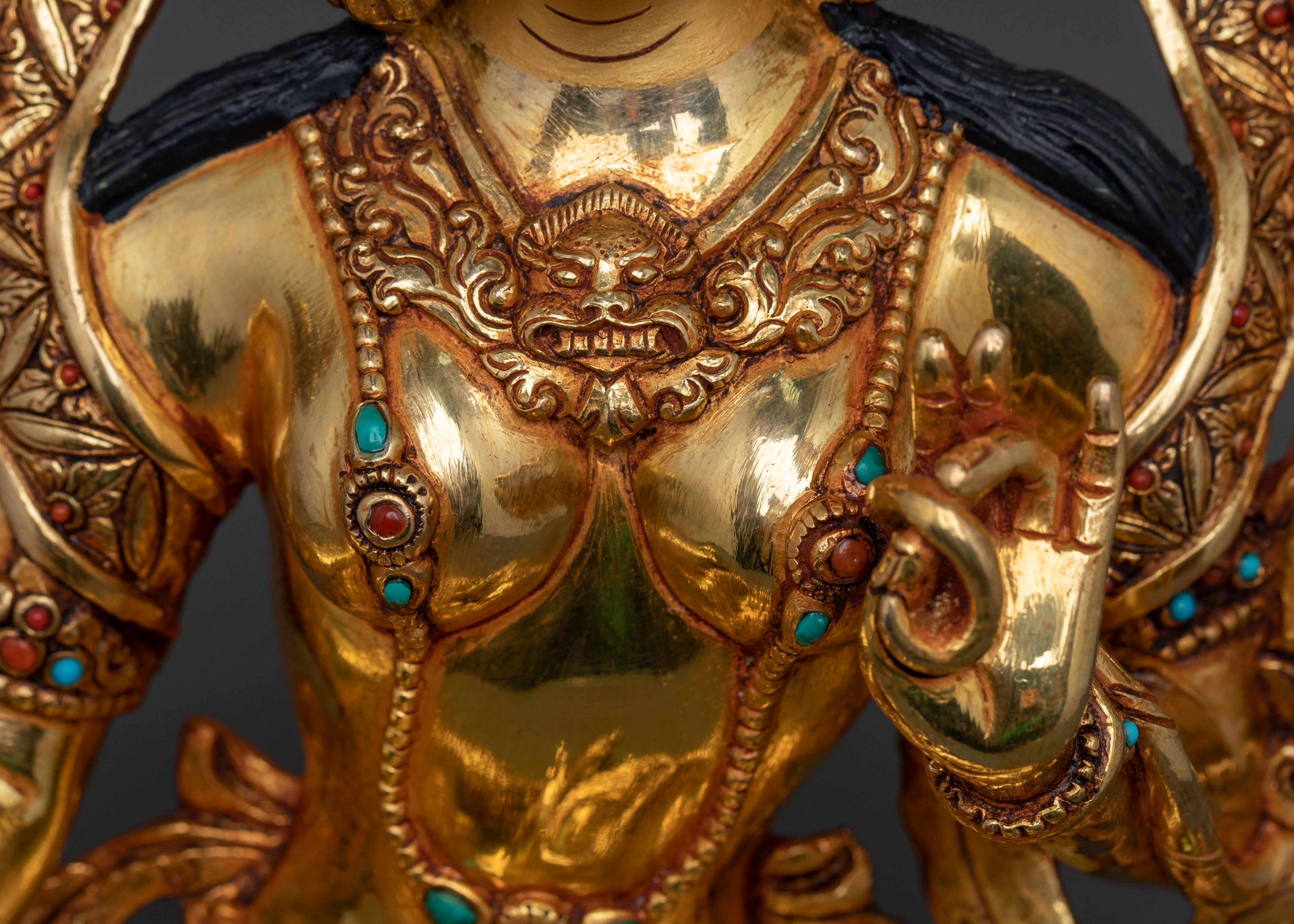 Green Tara: Handcrafted Mother Figurine