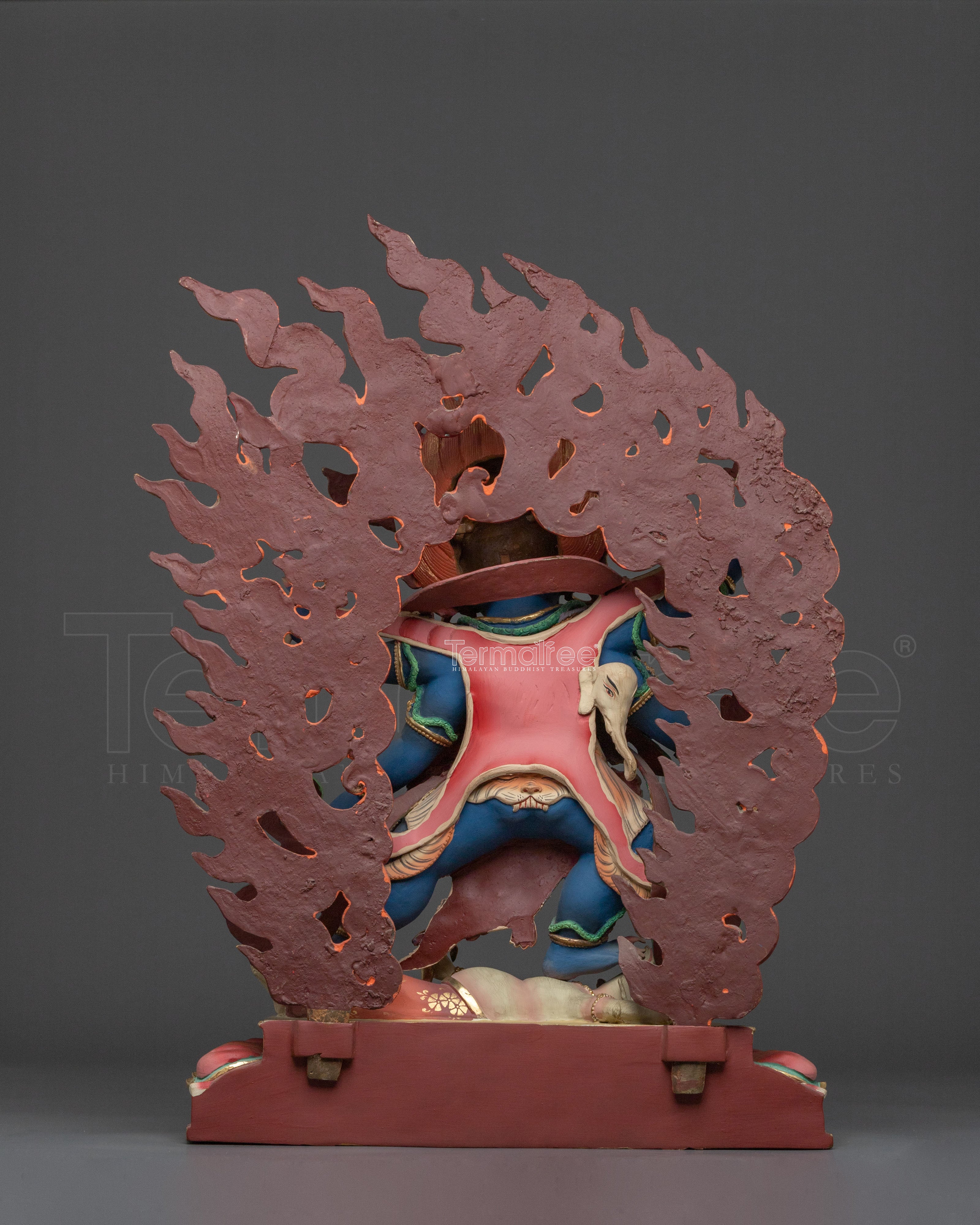 Six Armed Mahakala Spiritual Figurine | Home Decor