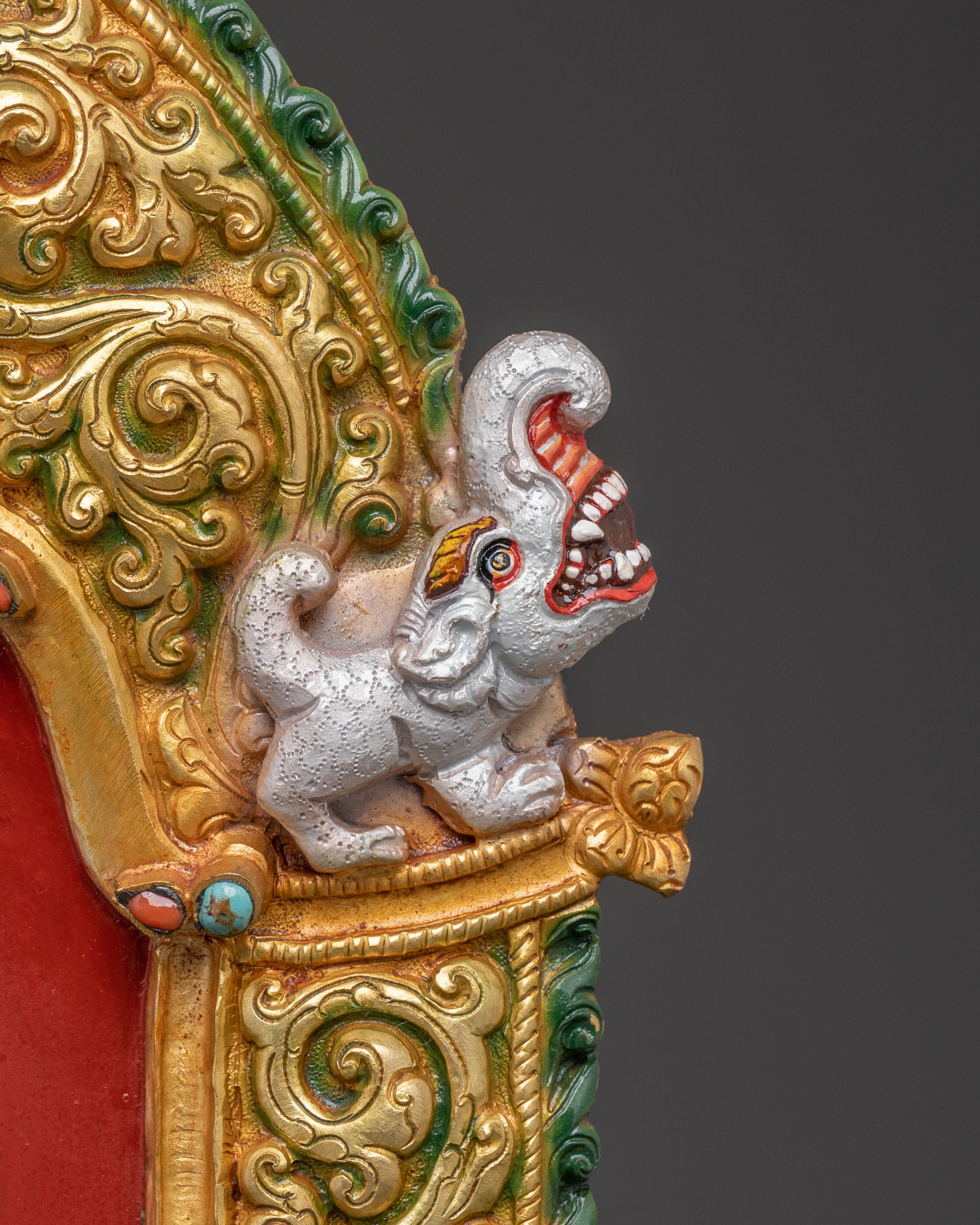 Throne: Handcrafted Copper Shrine Base