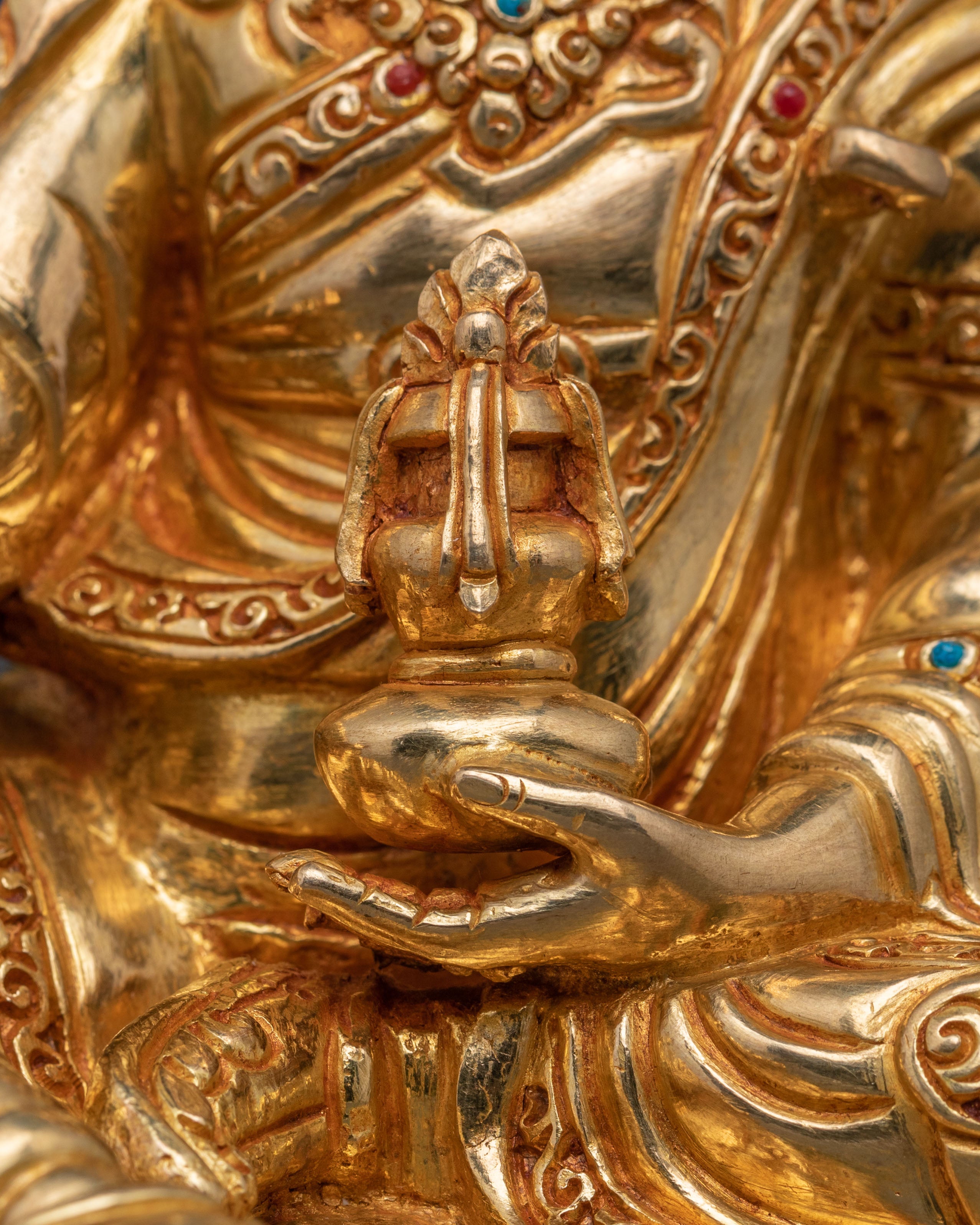 Guru Rinpoche Sacred Statue | Meditation Altar Decor