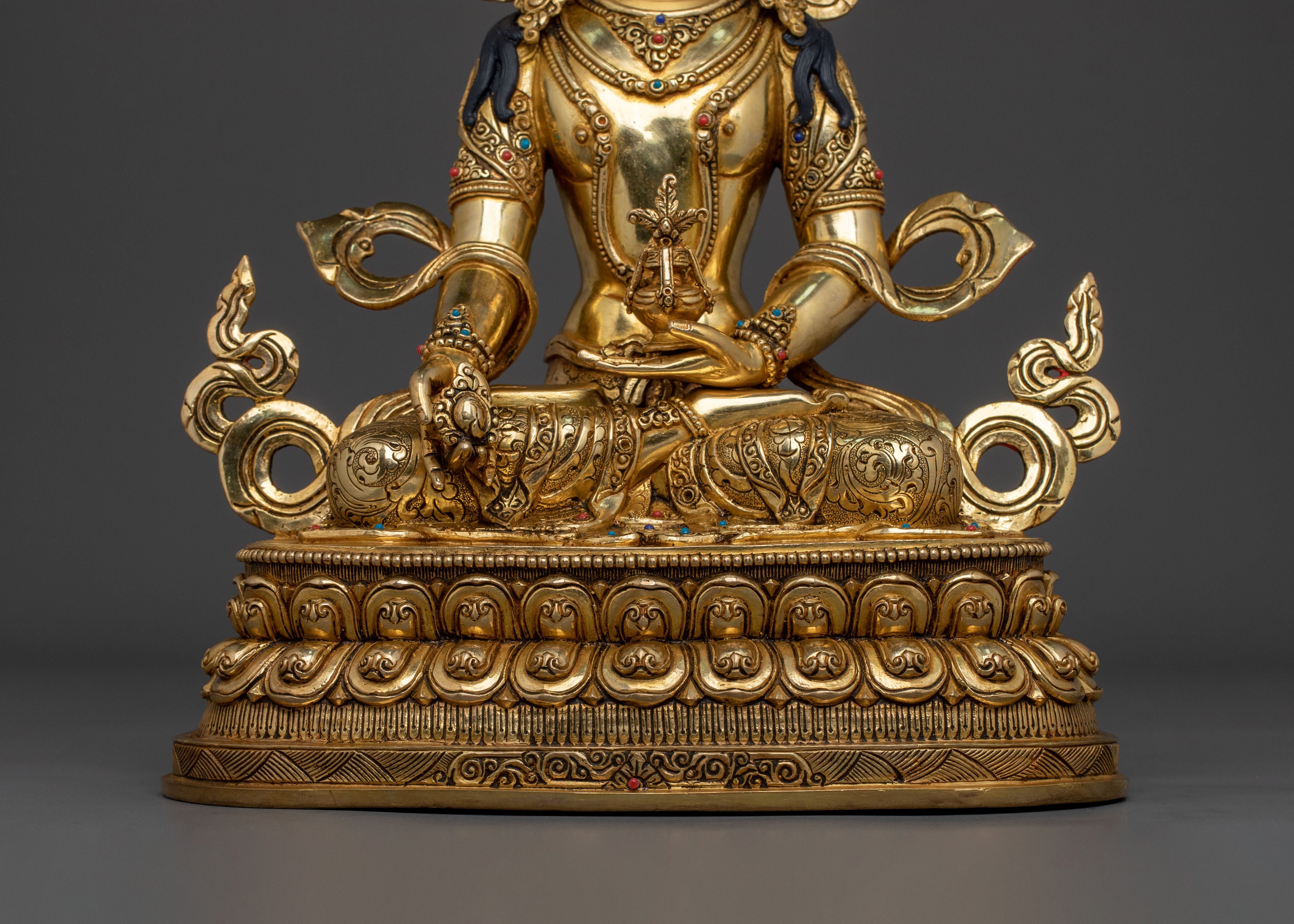 Kshitigarbha Tibetan Sculpture: Bodhisattva of Compassion