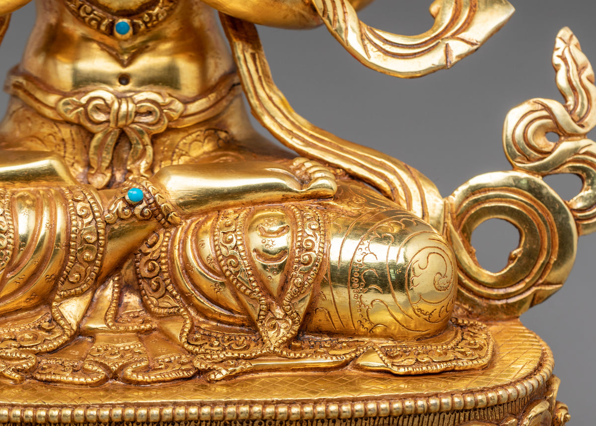 Four Armed Chenrezig Handmade Sculpture